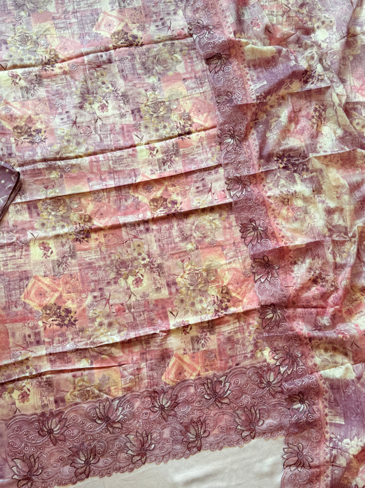 ROLEX PURE COTTON EMBROIDERY SUIT Q