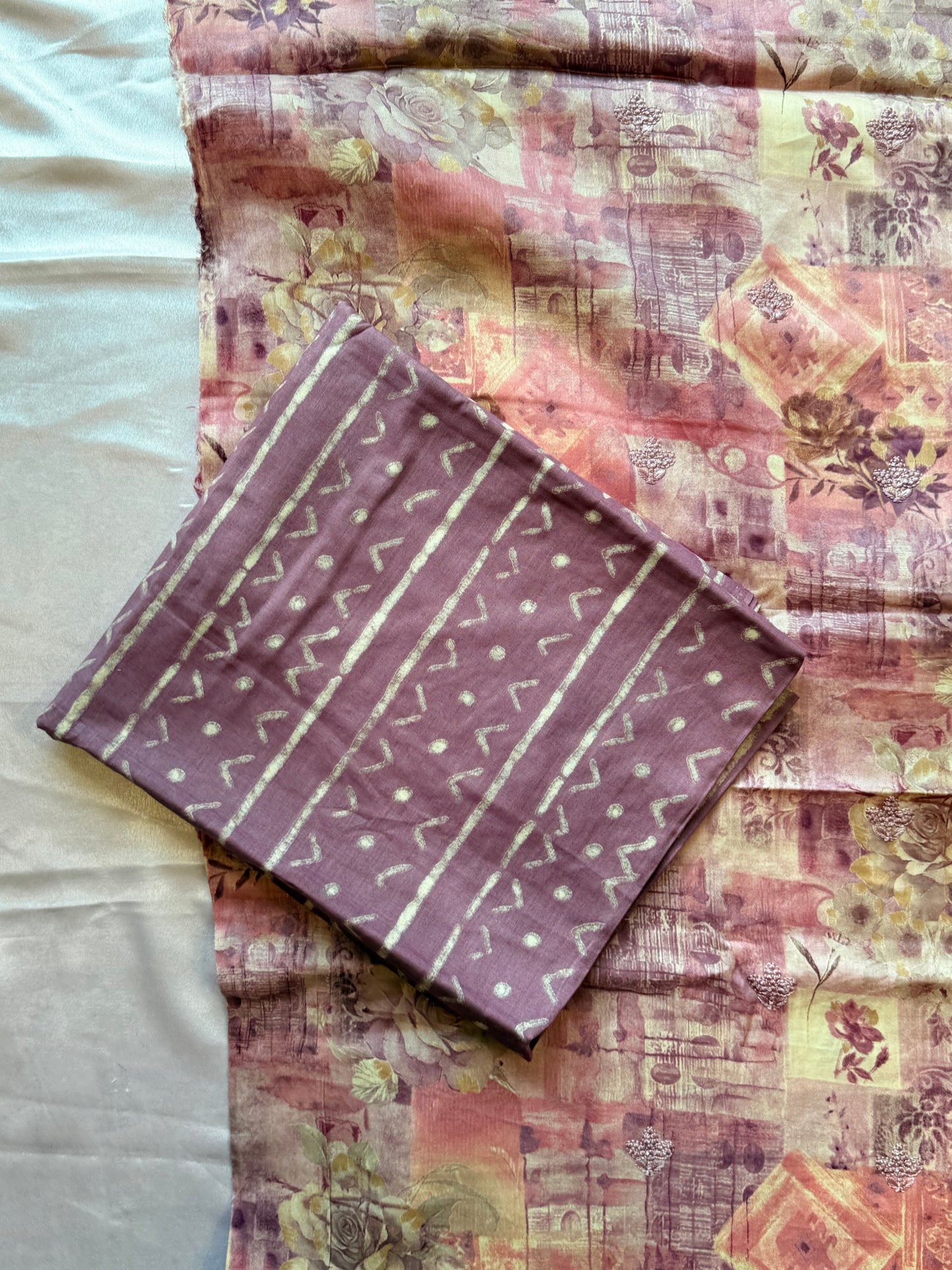 ROLEX PURE COTTON EMBROIDERY SUIT Q