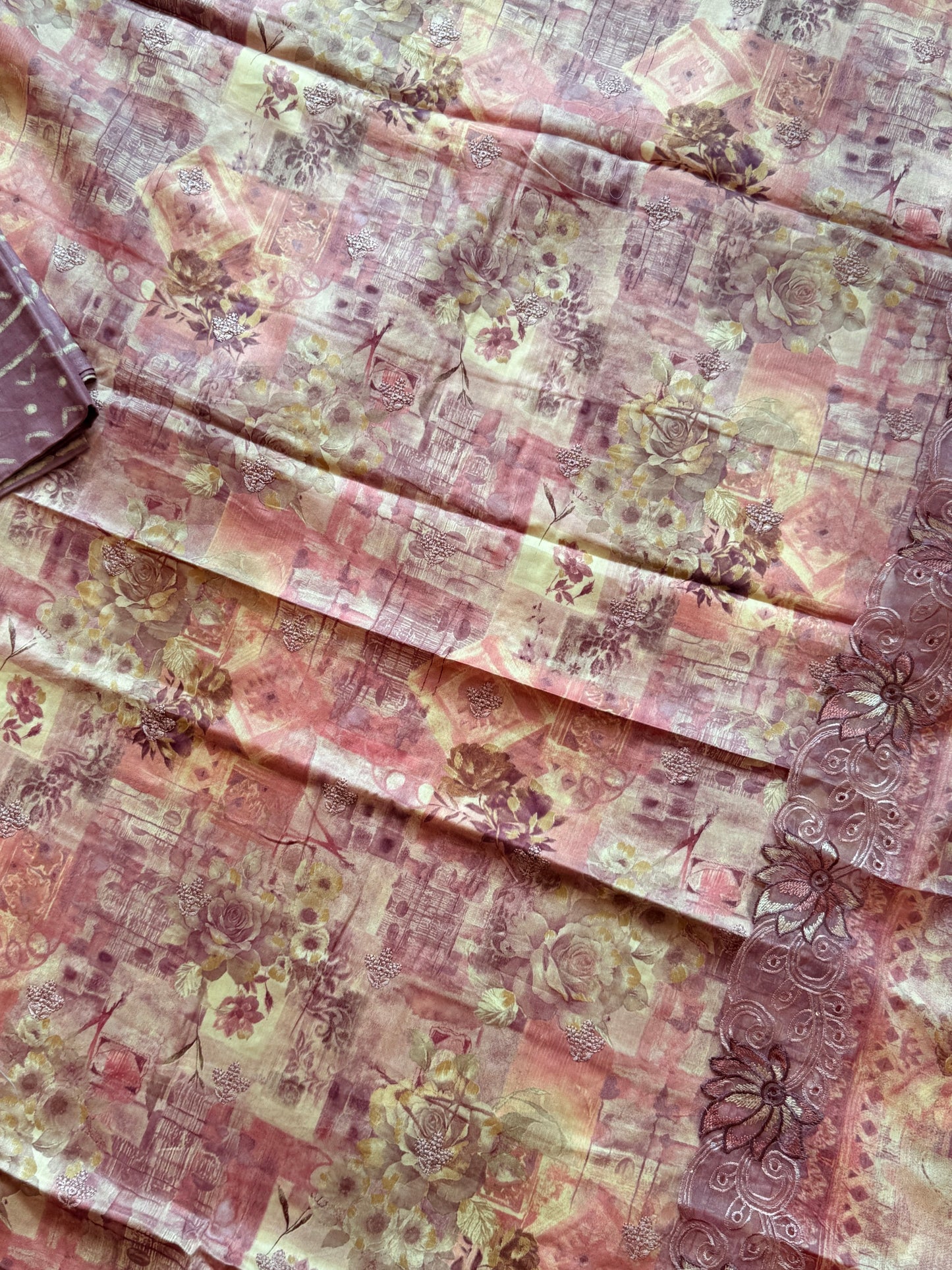 ROLEX PURE COTTON EMBROIDERY SUIT Q