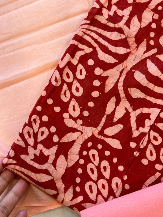 DOUBLE SHADE PURE COTTON BATIK SUIT 12