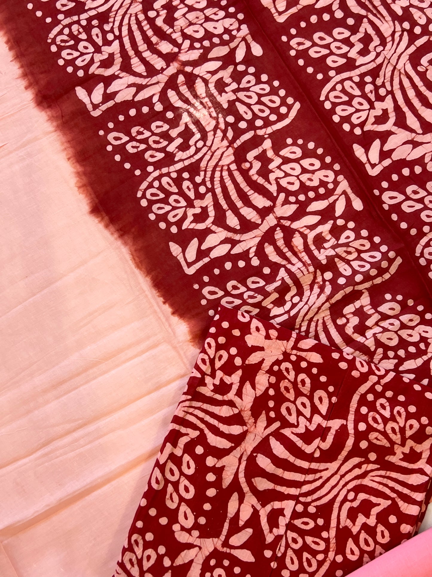 DOUBLE SHADE PURE COTTON BATIK SUIT 12 Q