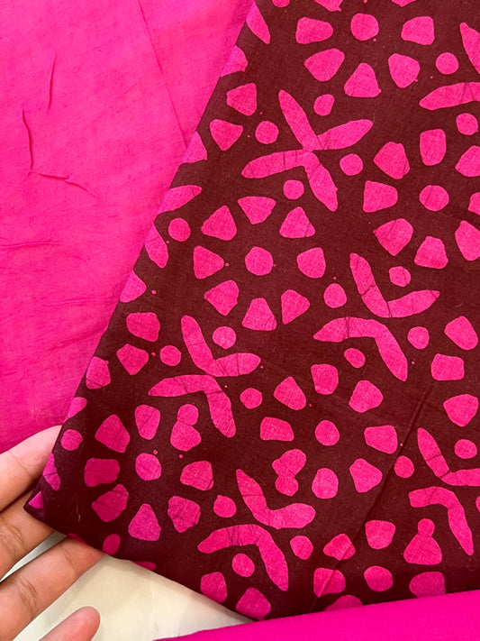 DOUBLE SHADE PURE COTTON BATIK SUIT 13