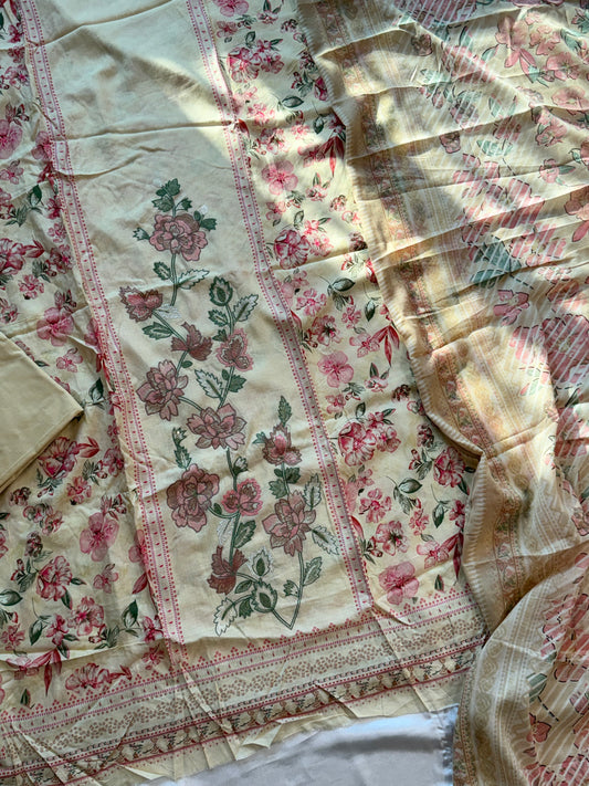 CASHMERE COTTON EMBROIDERY SUIT 9