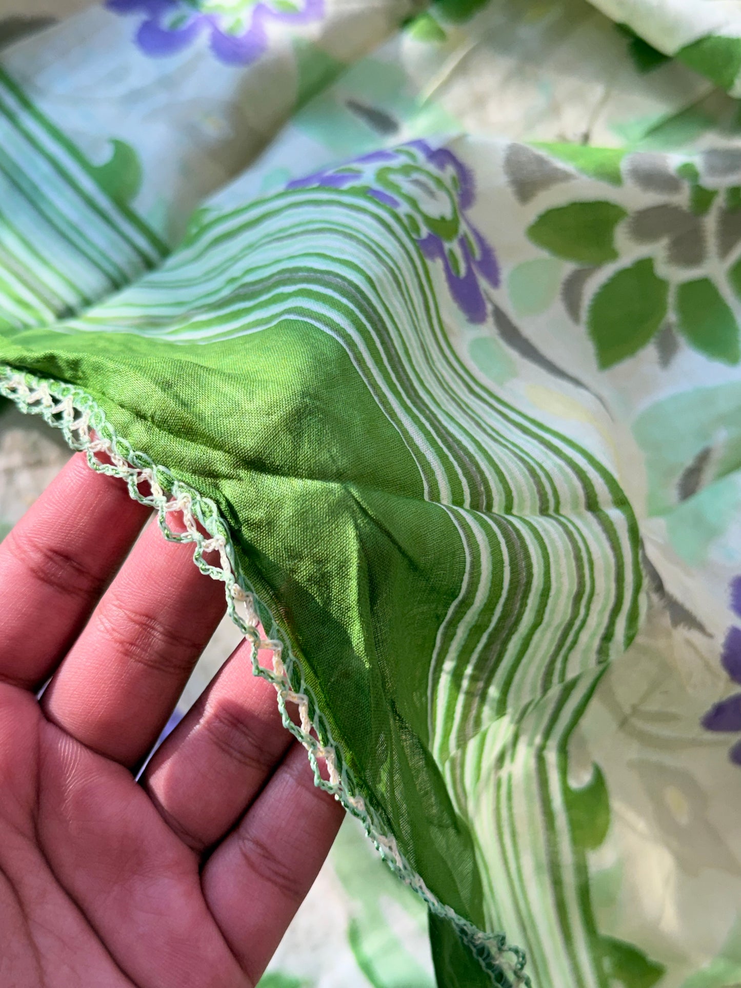 ROLEX PURE COTTON EMBROIDERY SUIT Q