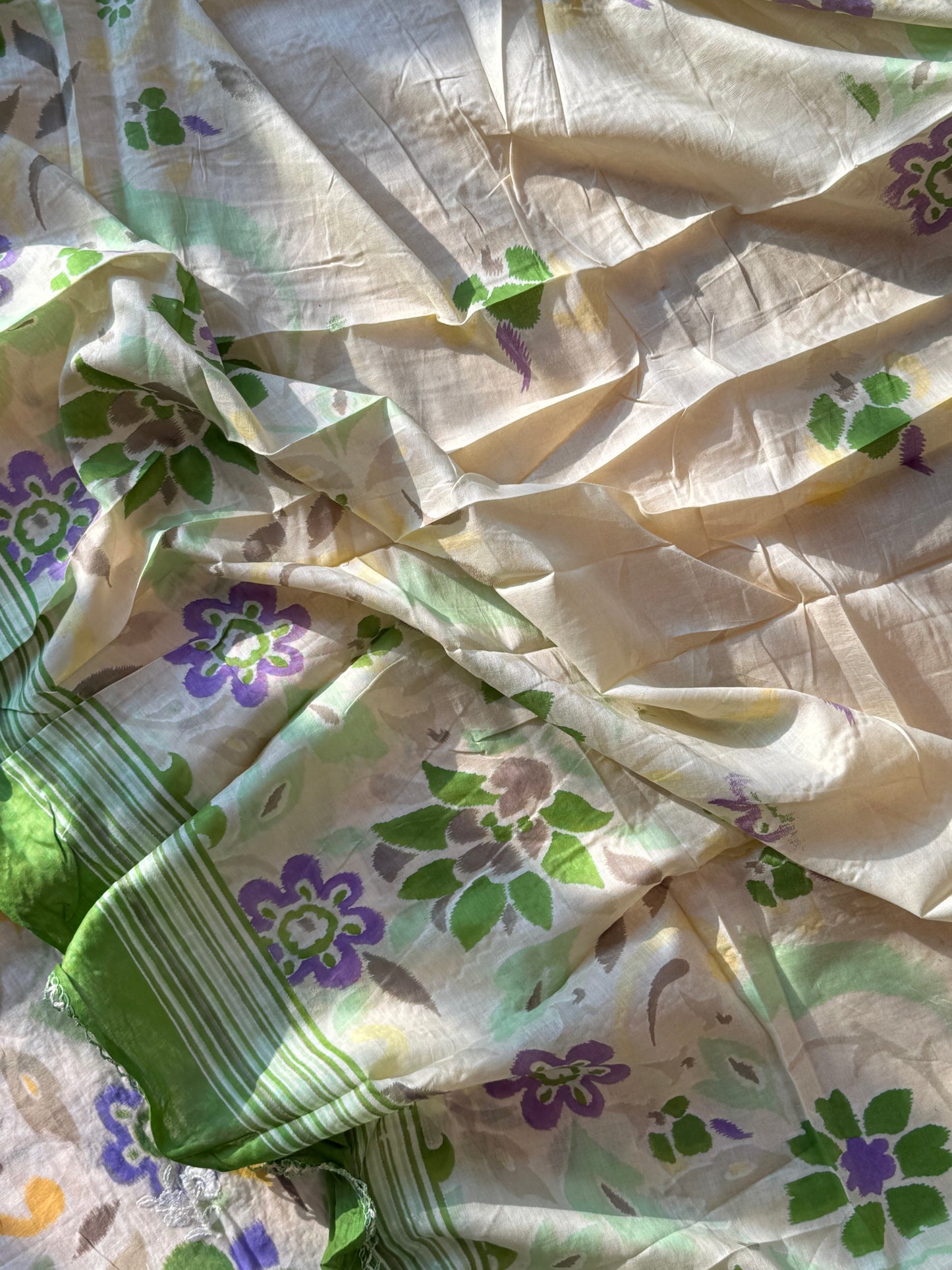 ROLEX PURE COTTON EMBROIDERY SUIT Q