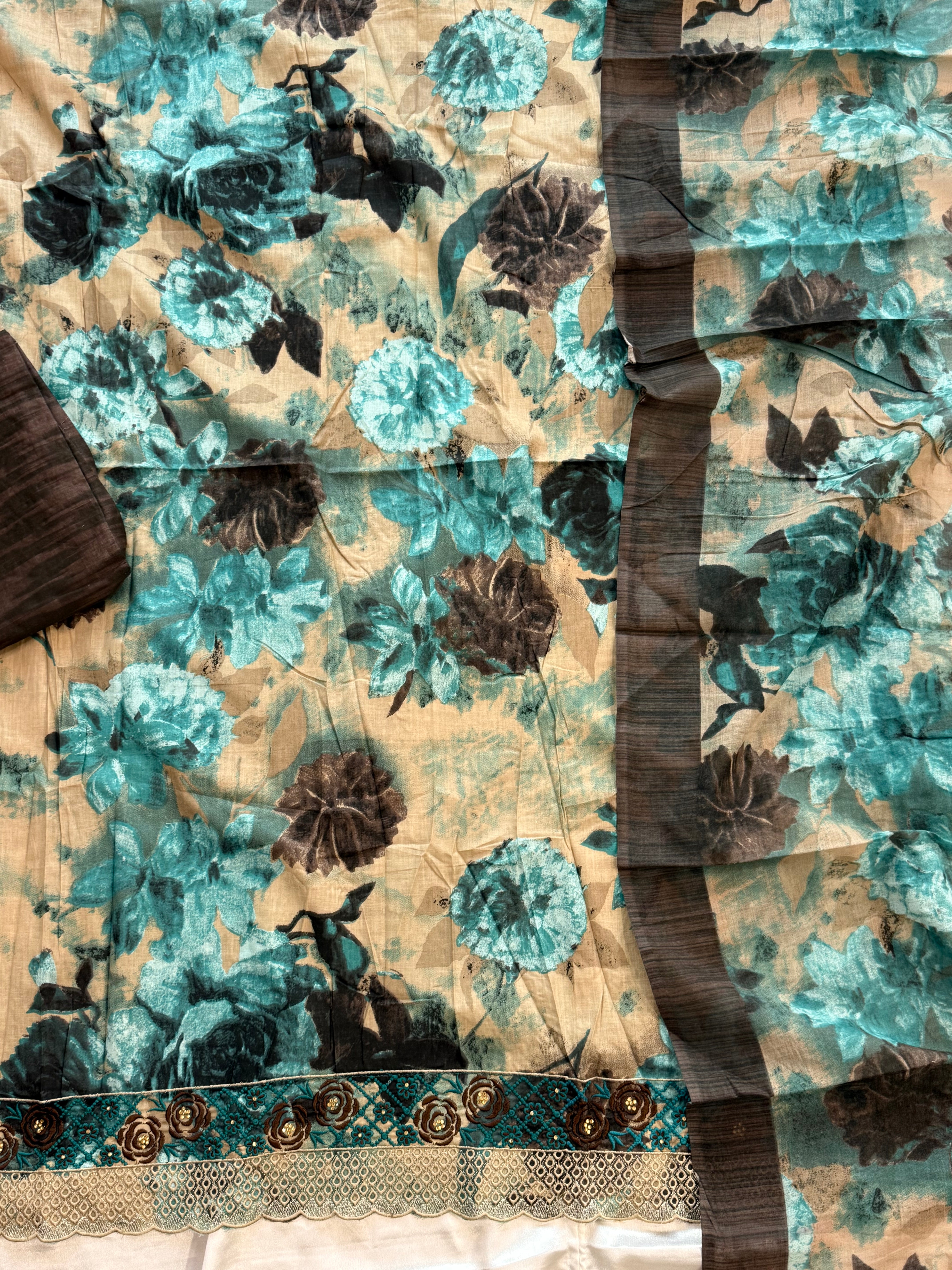 ROLEX PURE COTTON EMBROIDERY SUIT 7 Q