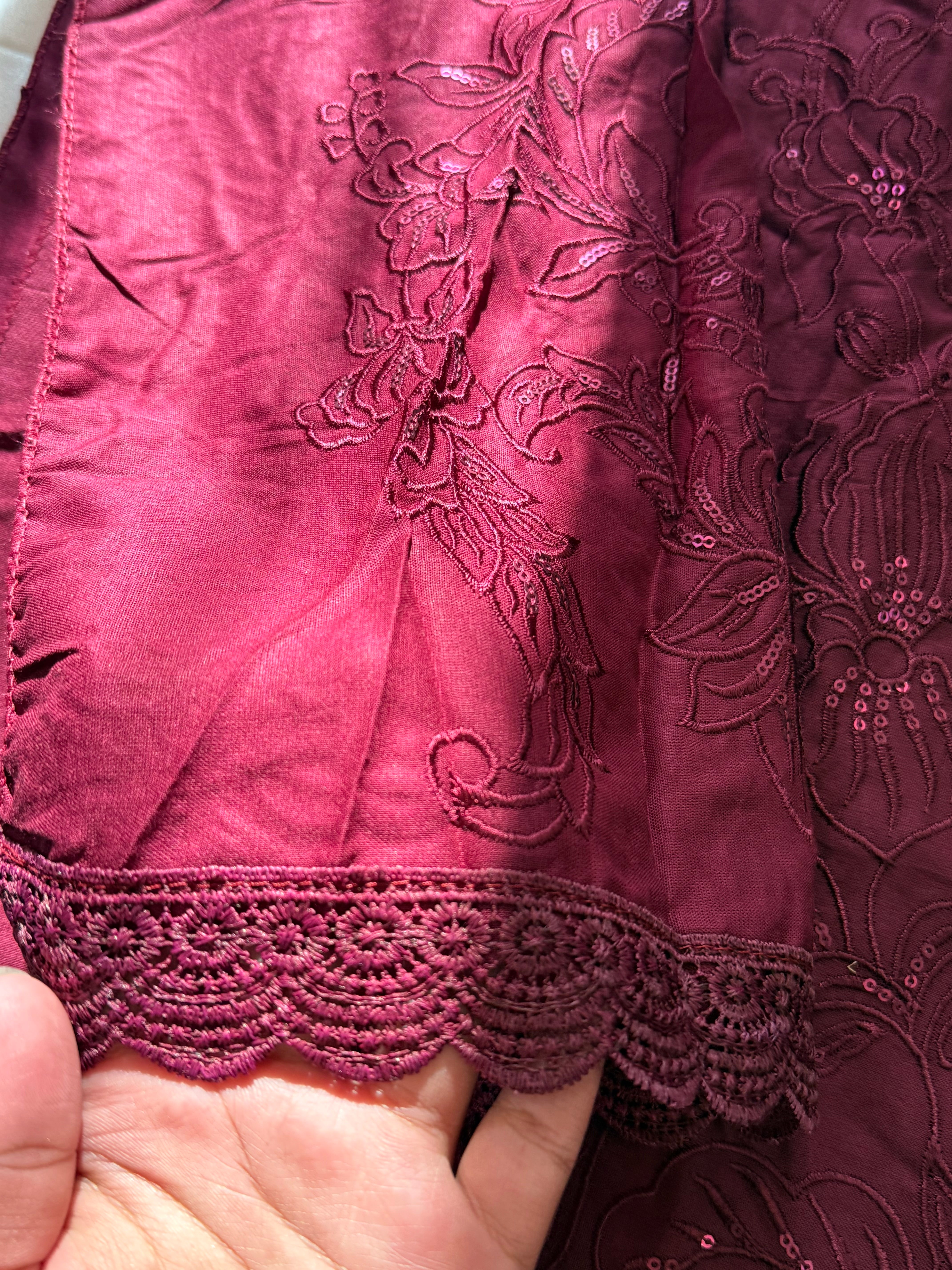 MARIA B RAYON EMBROIDERY SUIT 6 Q