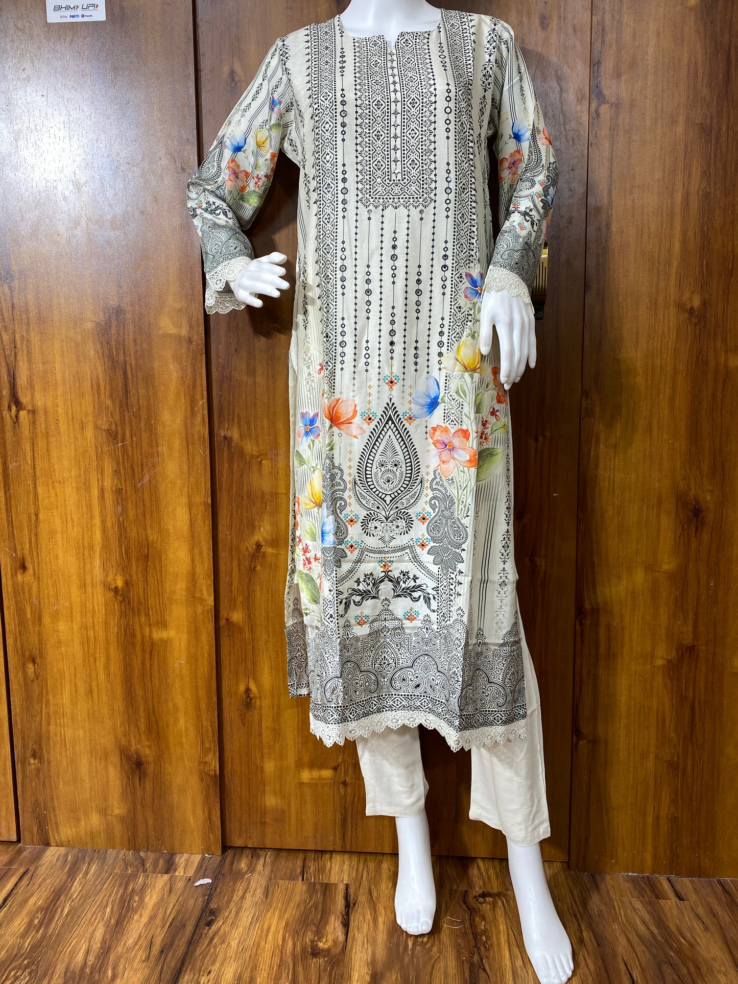 SF MUSLIN READYMADE SUIT 102