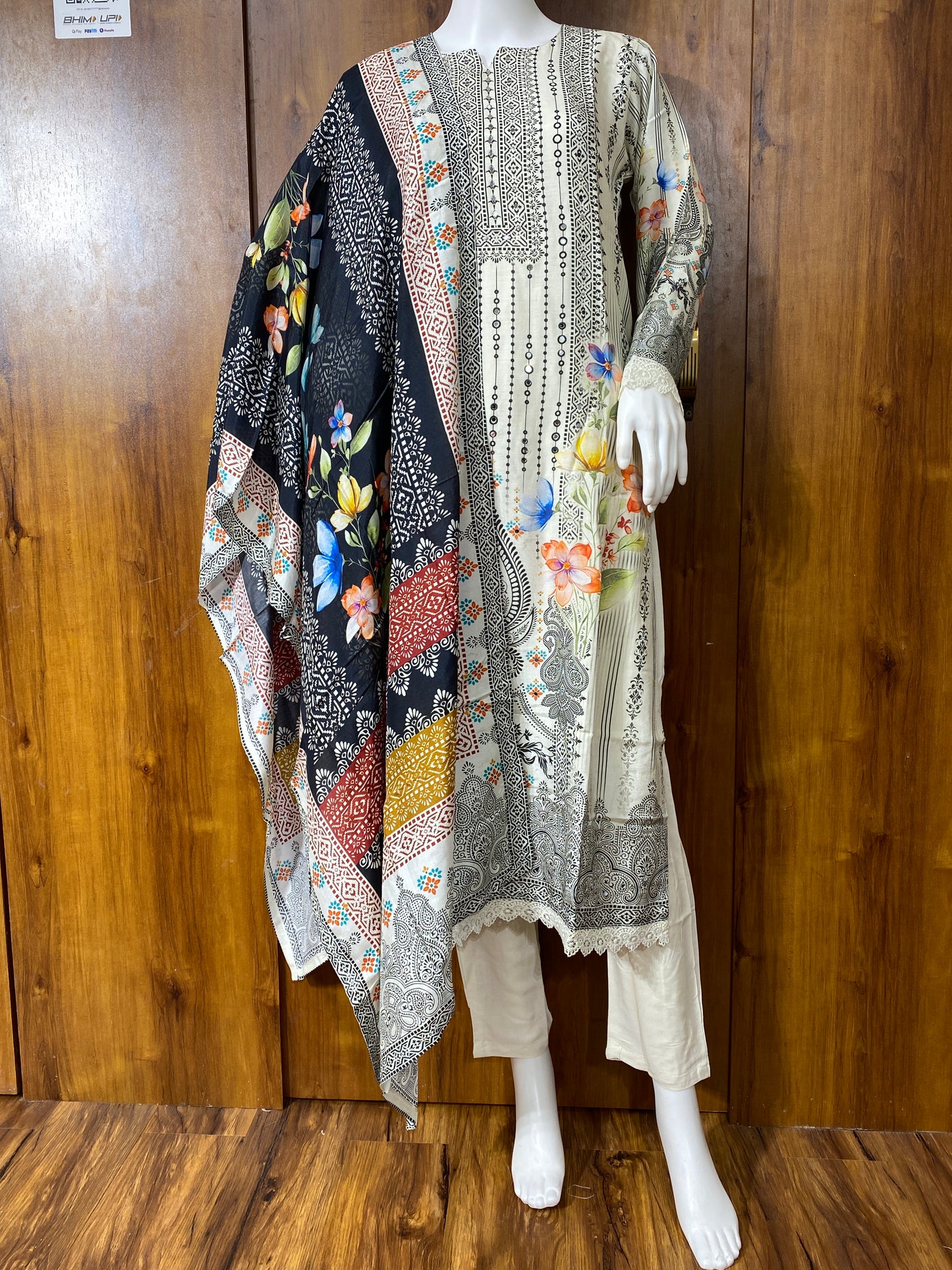 SF MUSLIN READYMADE SUIT 102