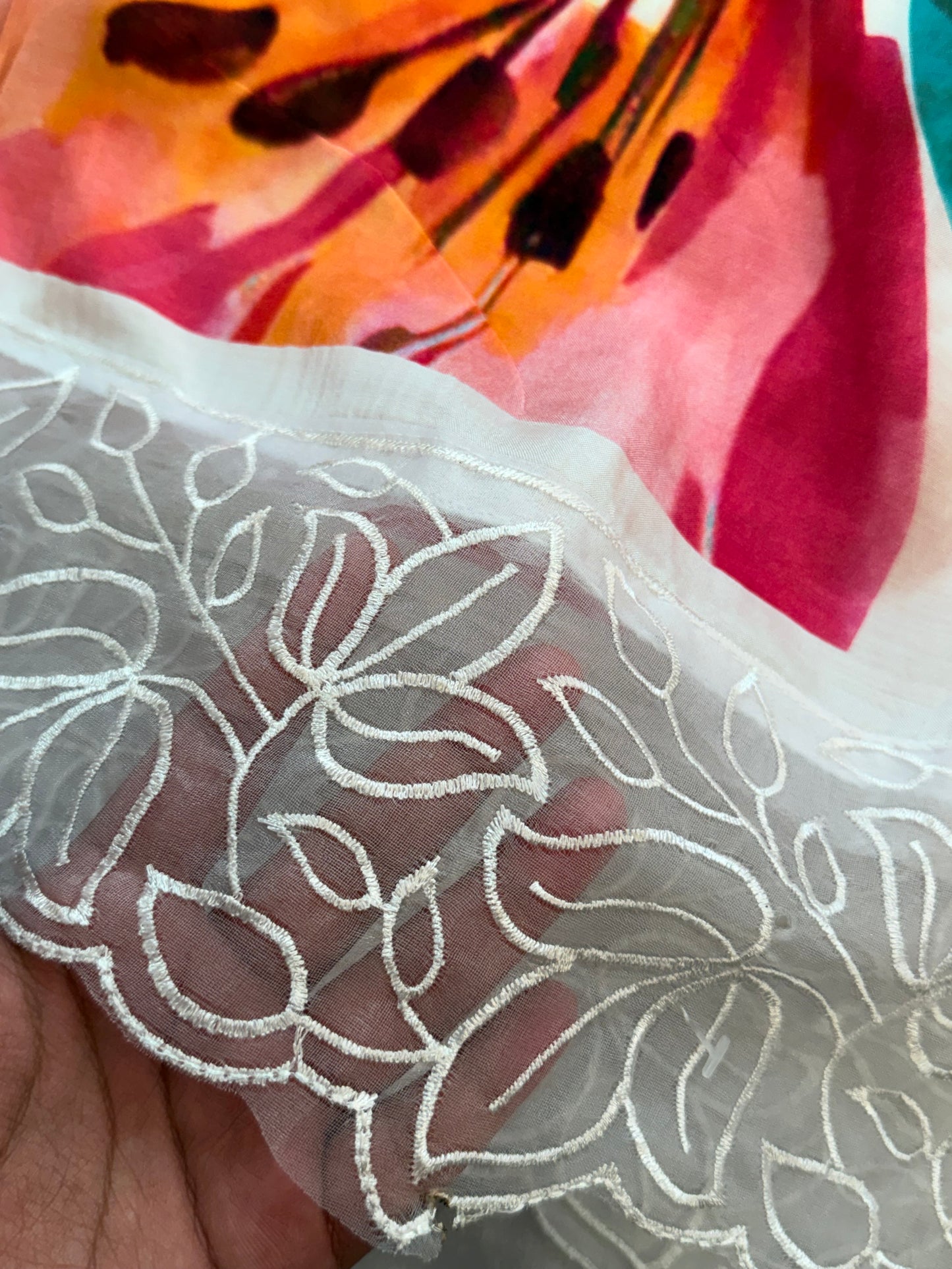 SHAHEEN PURE MSULIN SUIT 1005 Q