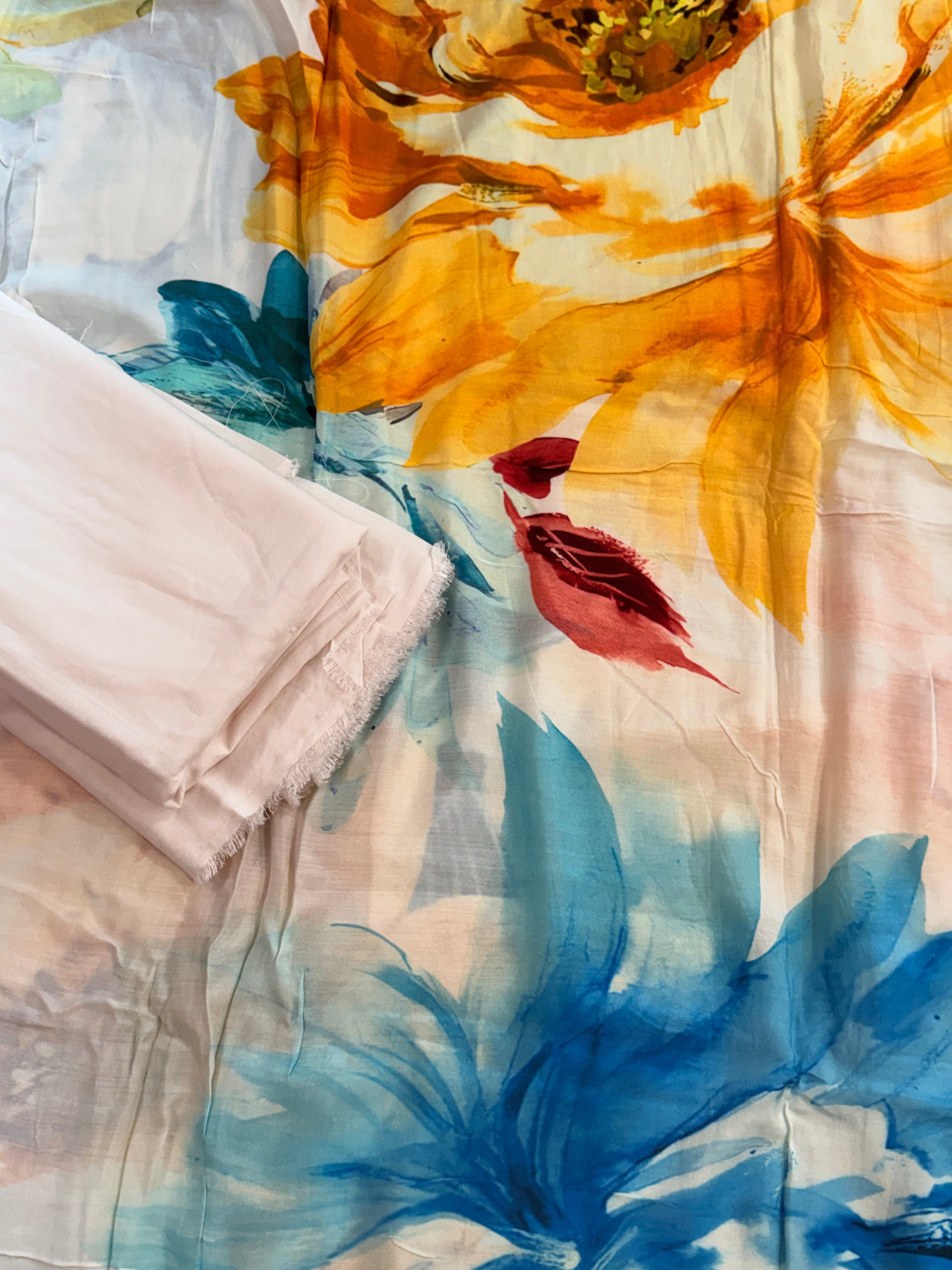 SHAHEEN PURE MUSLIN SUIT  1004 Q