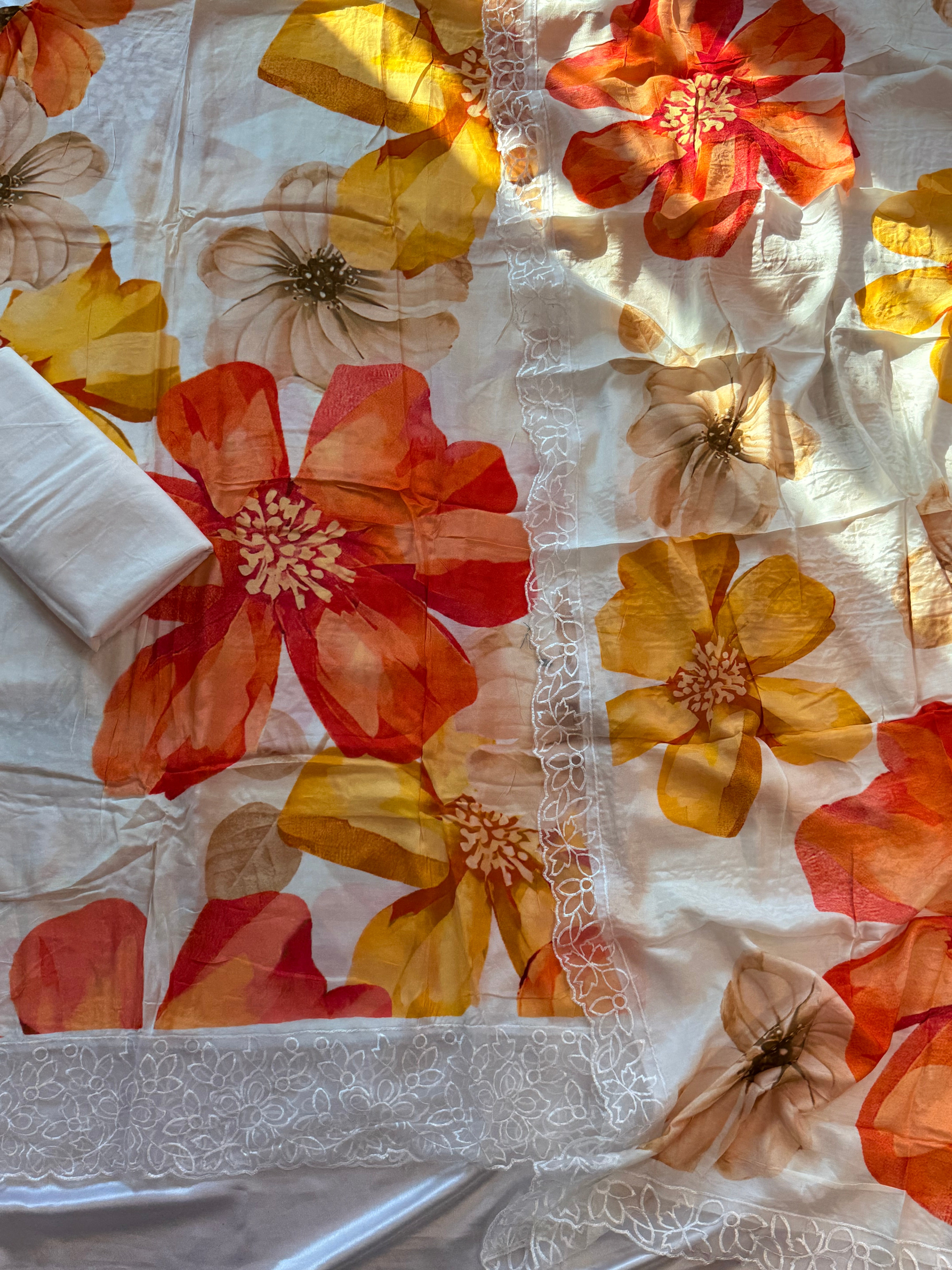 SHAHEEN PURE MUSLIN SUIT 1003 Q