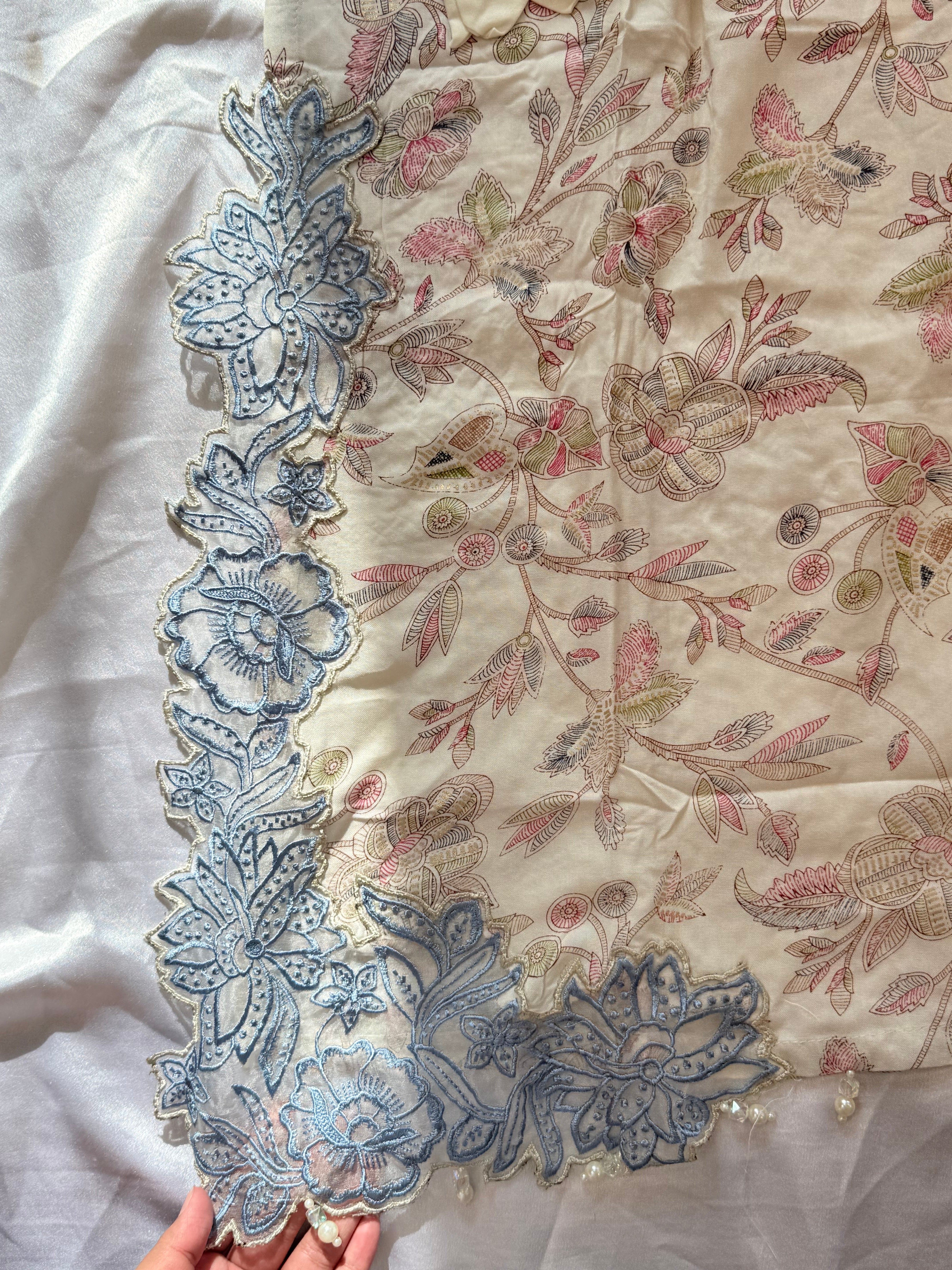LAWN CUTWORK READYMADE SUIT 5001 Q