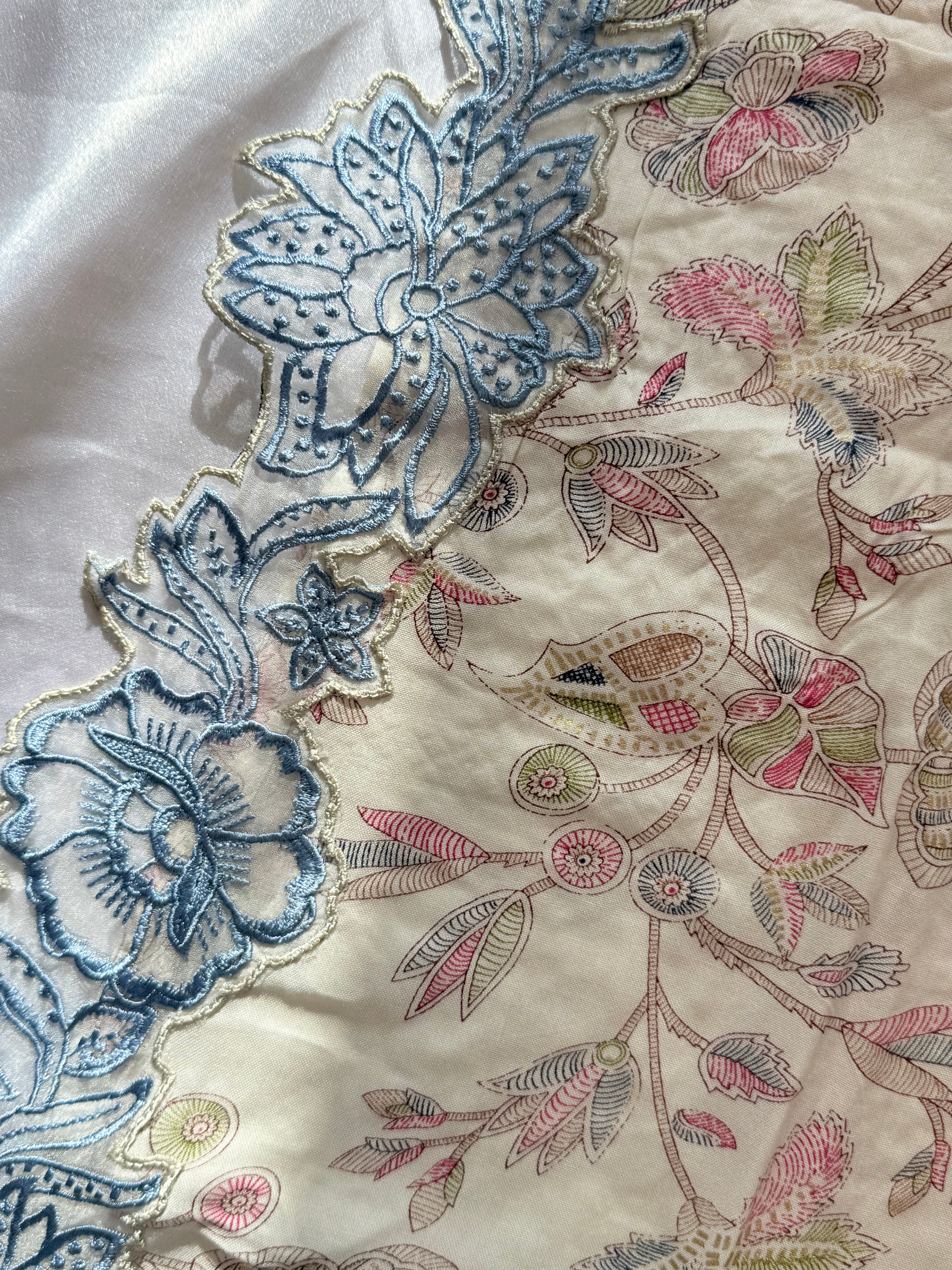 LAWN CUTWORK READYMADE SUIT 5001 Q