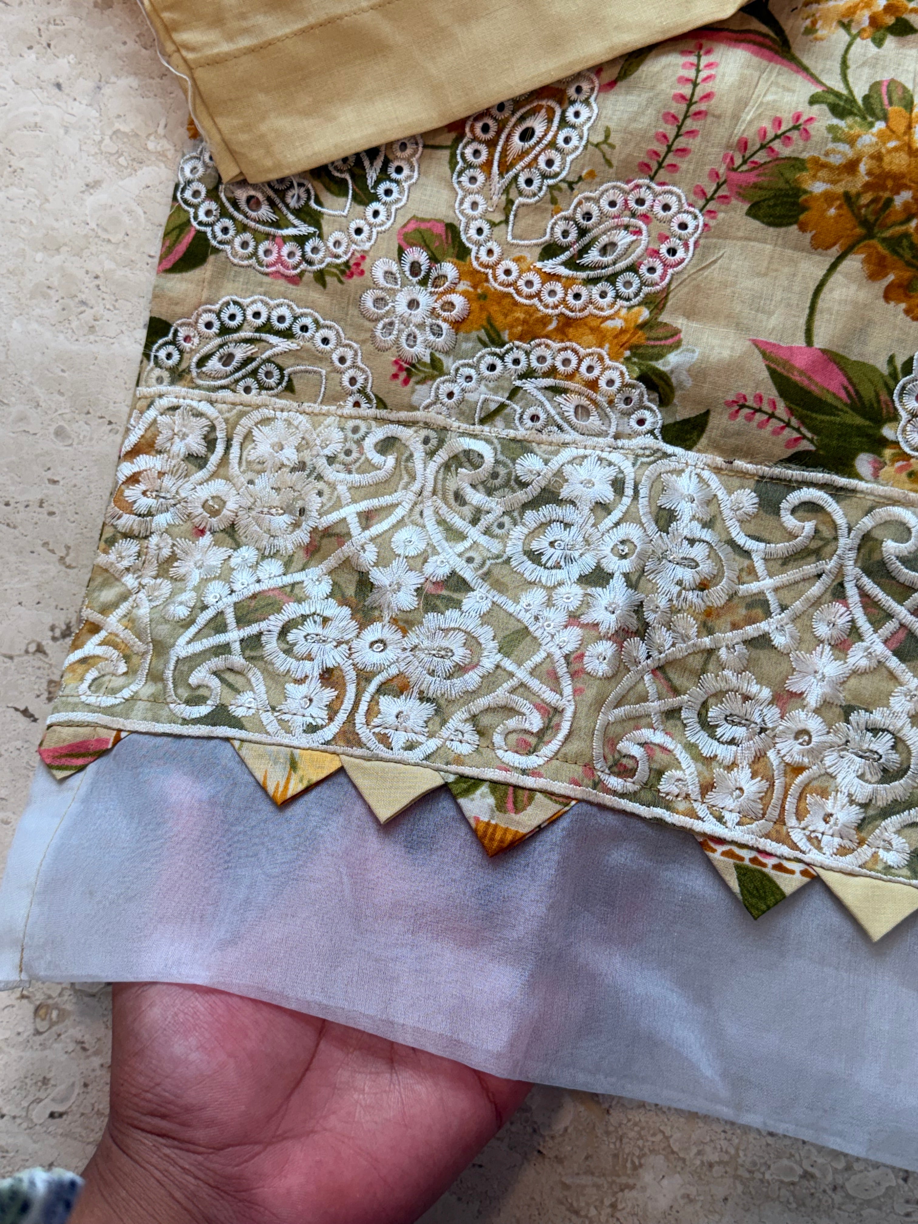 HARSHA YELLOW READYMADE SUIT Q