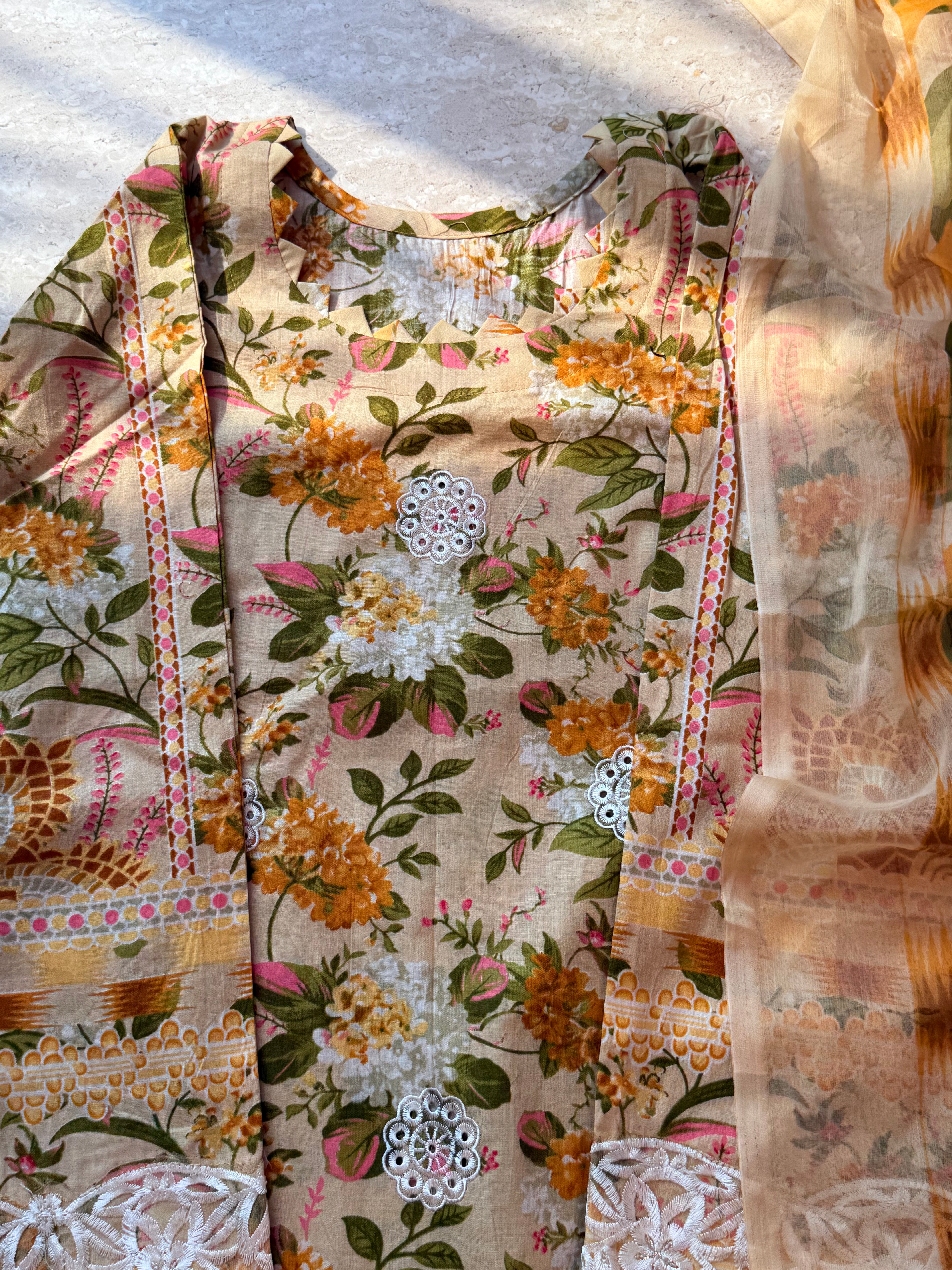 HARSHA YELLOW READYMADE SUIT Q