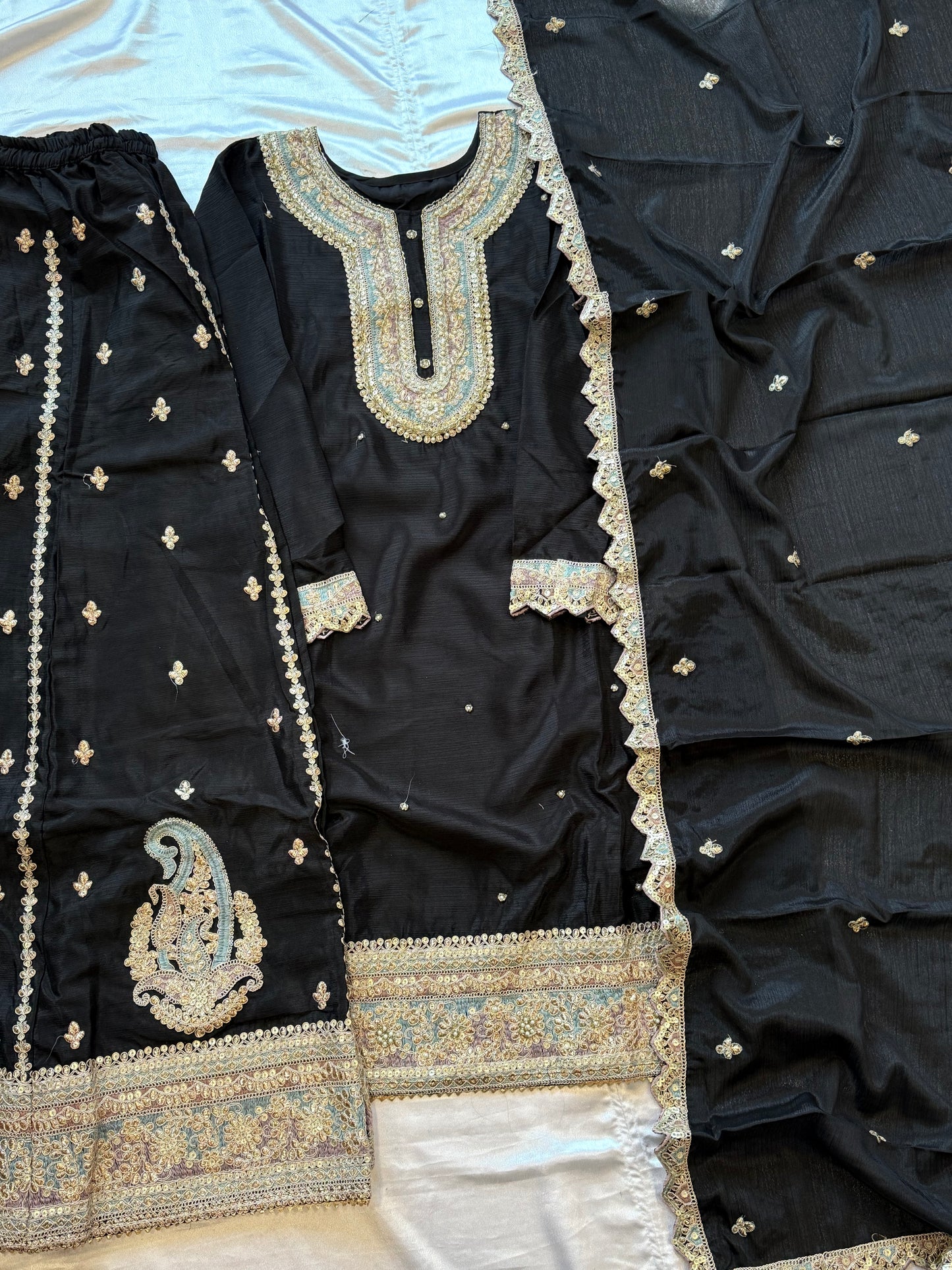 CHINNON SILK READY MADE SUIT 1