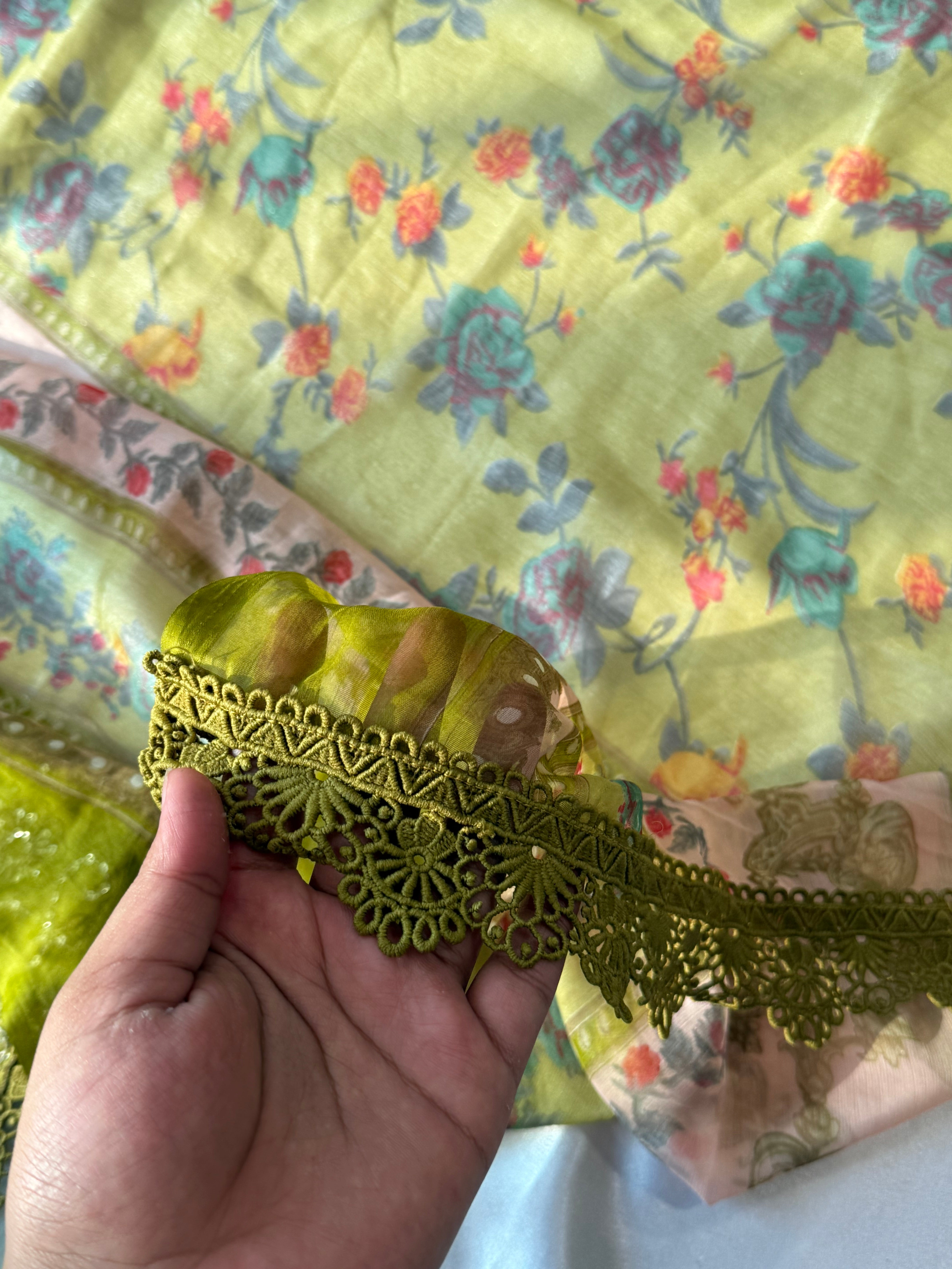 HARSHA GREEN READYMADE SUIT 1