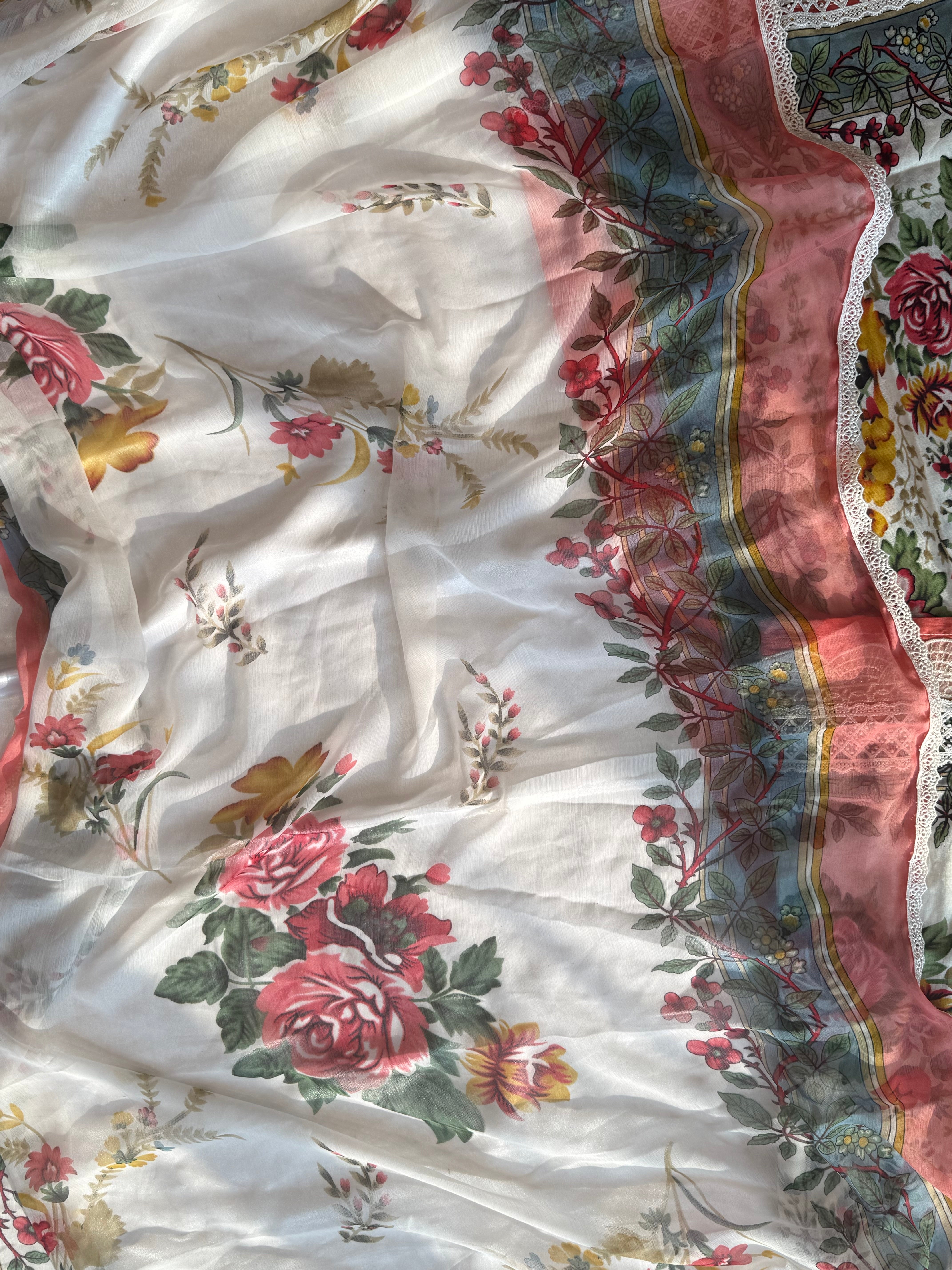 HARSHA OFF WHITE READYMADE SUIT