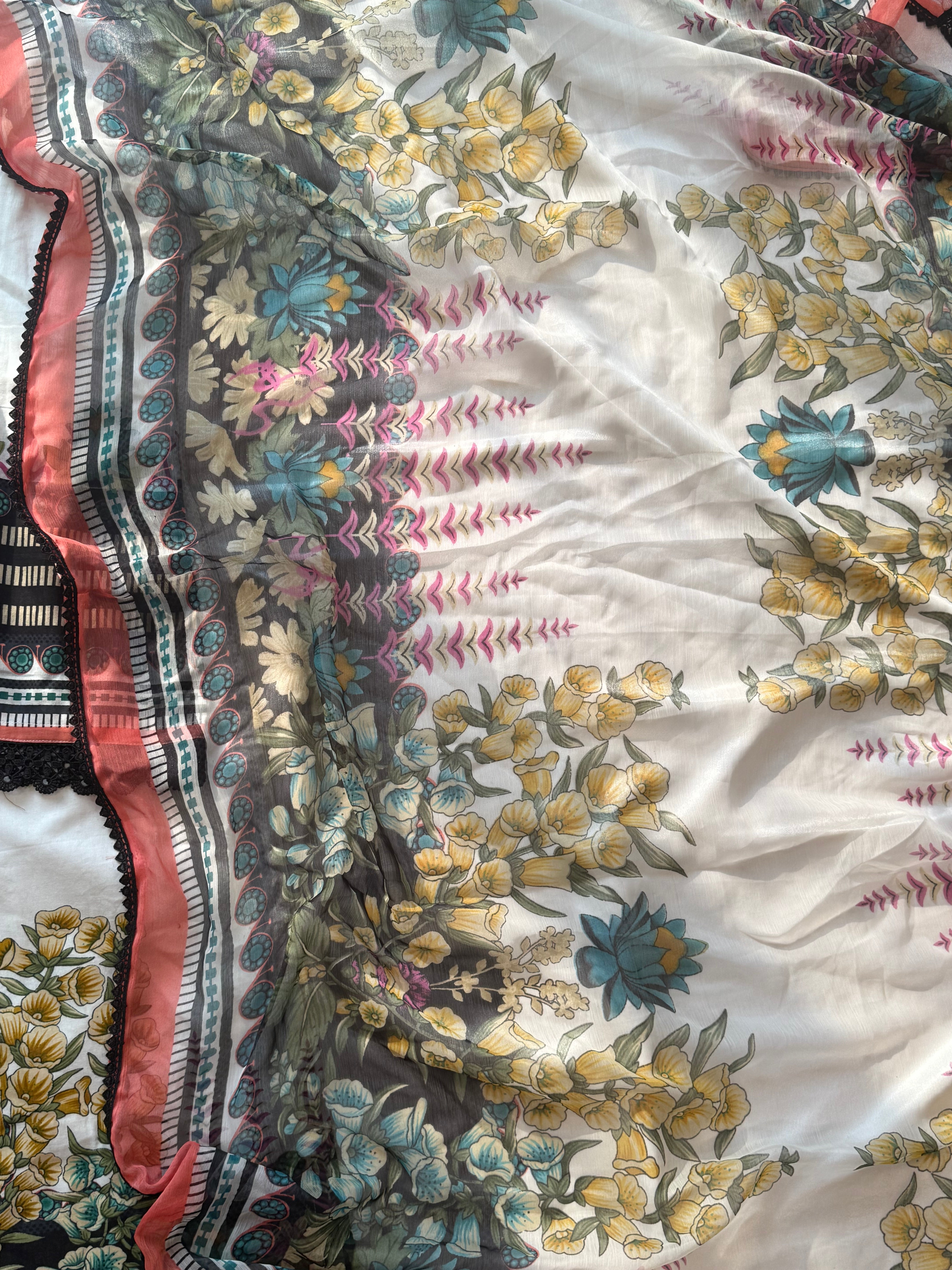 HARSHA WHITE  READYMADE SUIT