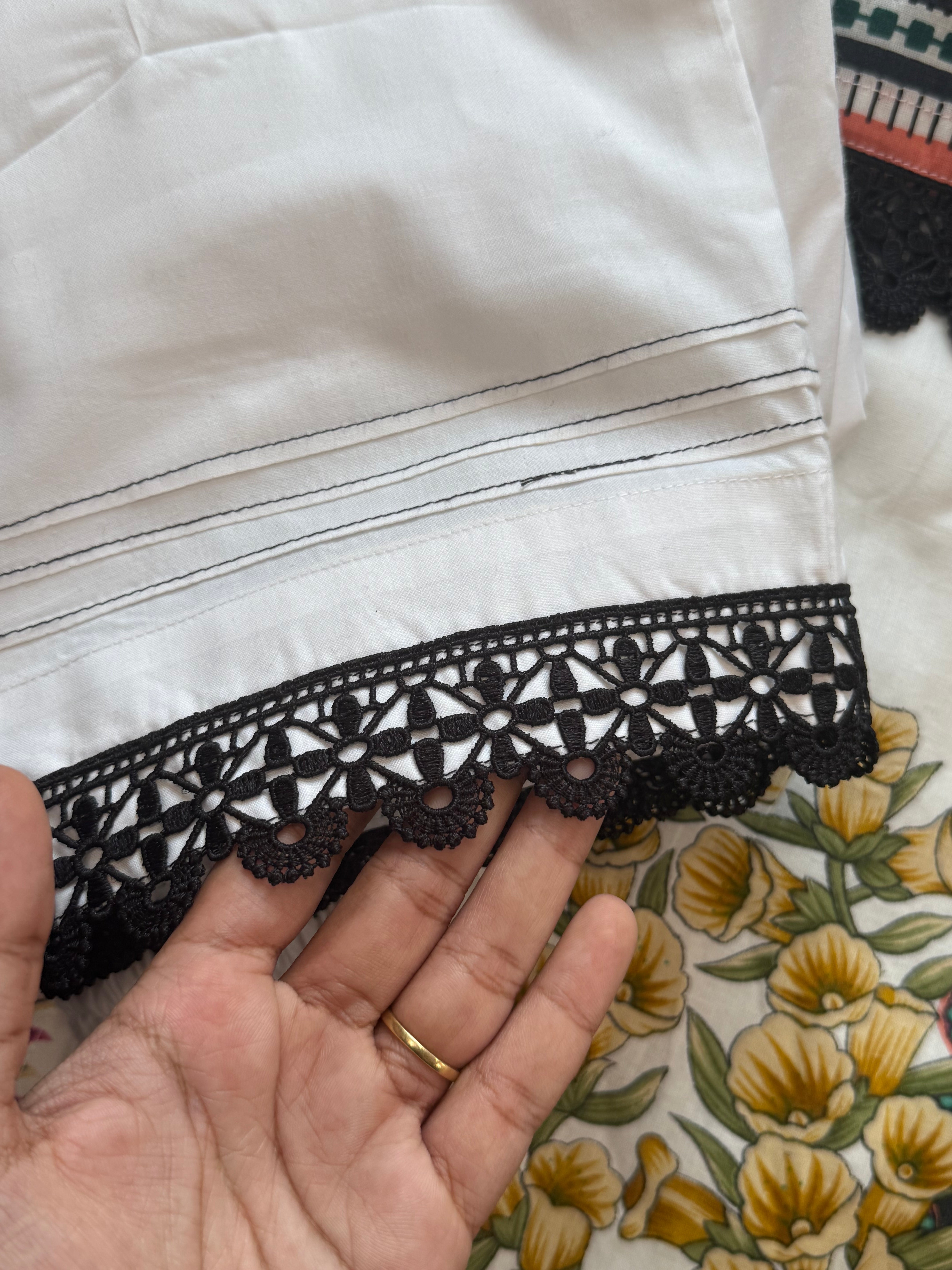 HARSHA WHITE  READYMADE SUIT