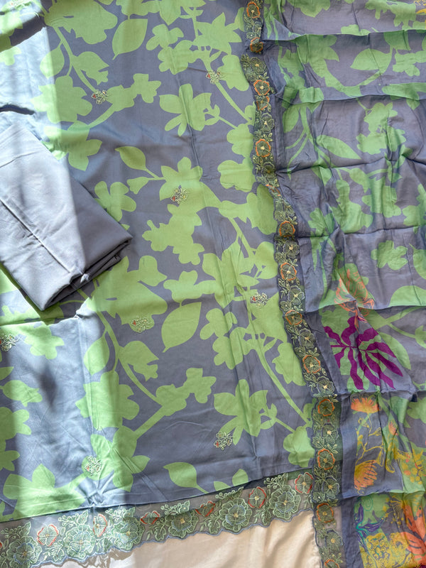 GAZAB 2 LAWN EMBROIDERY SUIT 2 Q