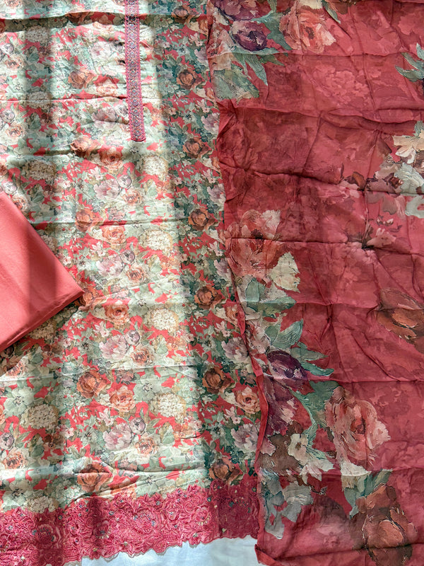 PASHA LAWN EMBROIDERY SUIT 2 Q