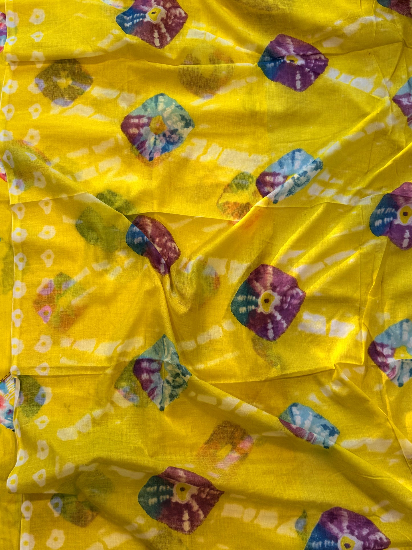 ROZANA YELLOW PURE COTTON SUIT 5 Q