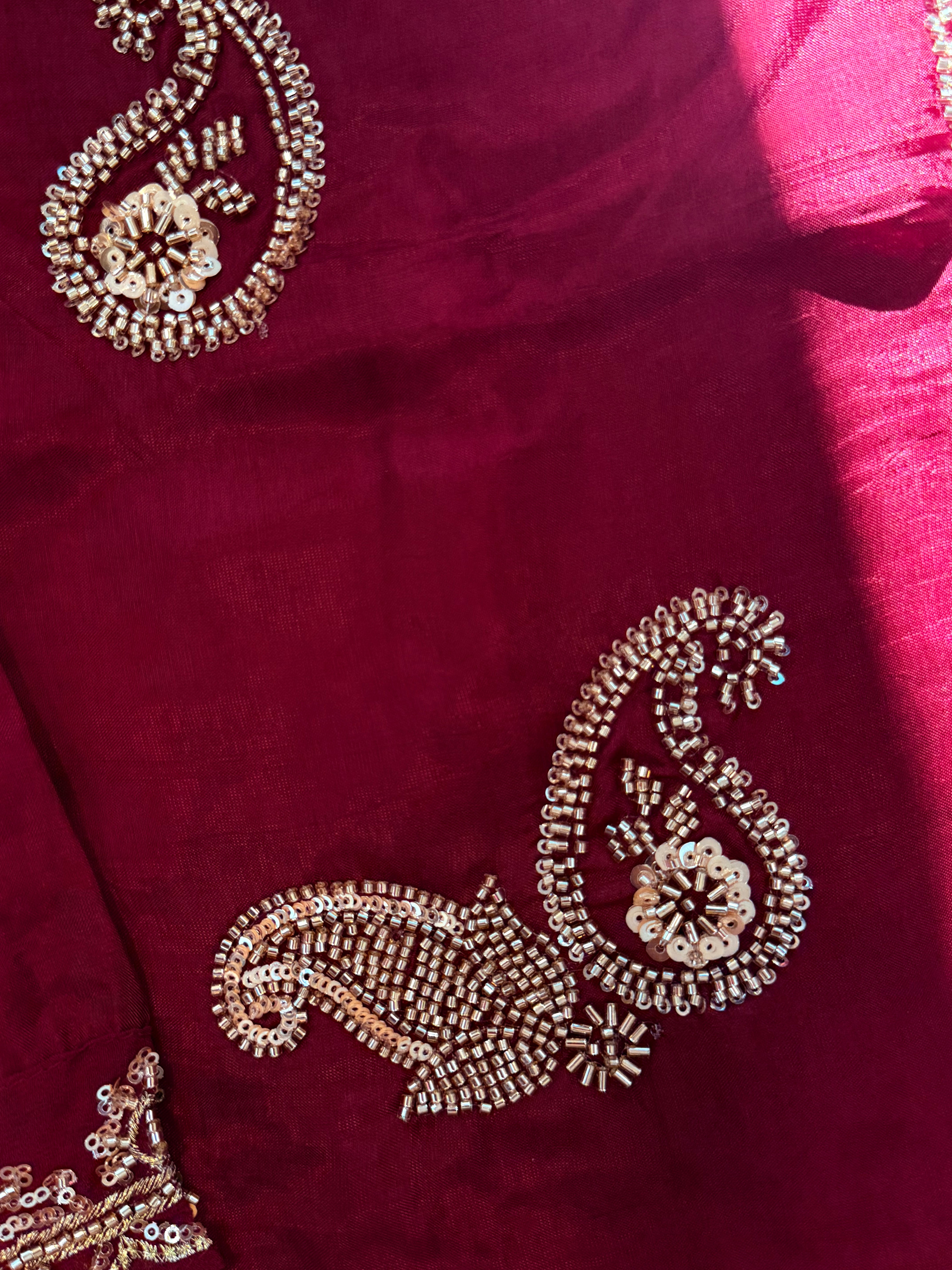 UPADA SILK READYMADE EMBROIDERY SUIT 8001 Q