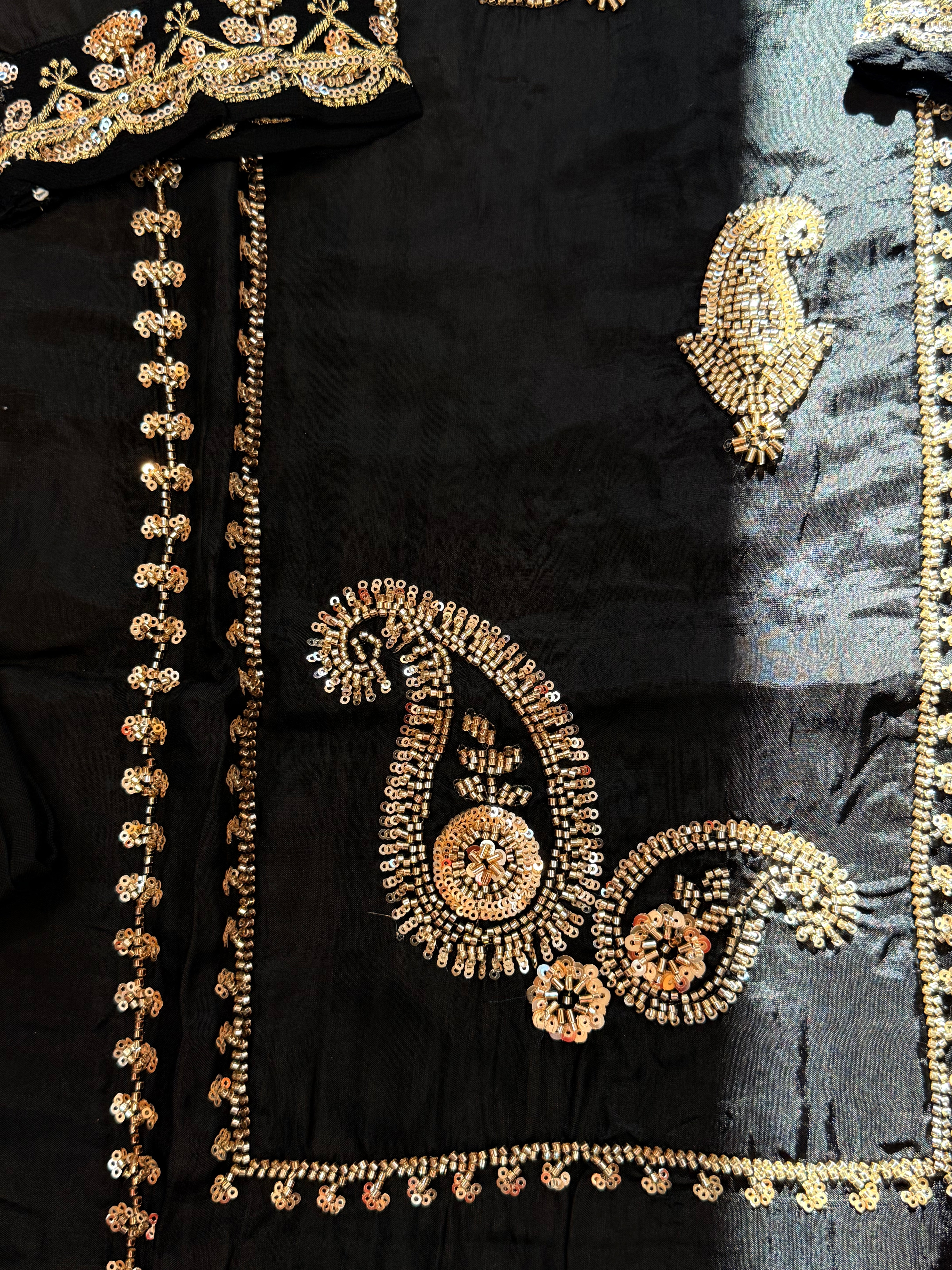 UPADA SILK READYMADE EMBROIDERY SUIT 8001 Q3