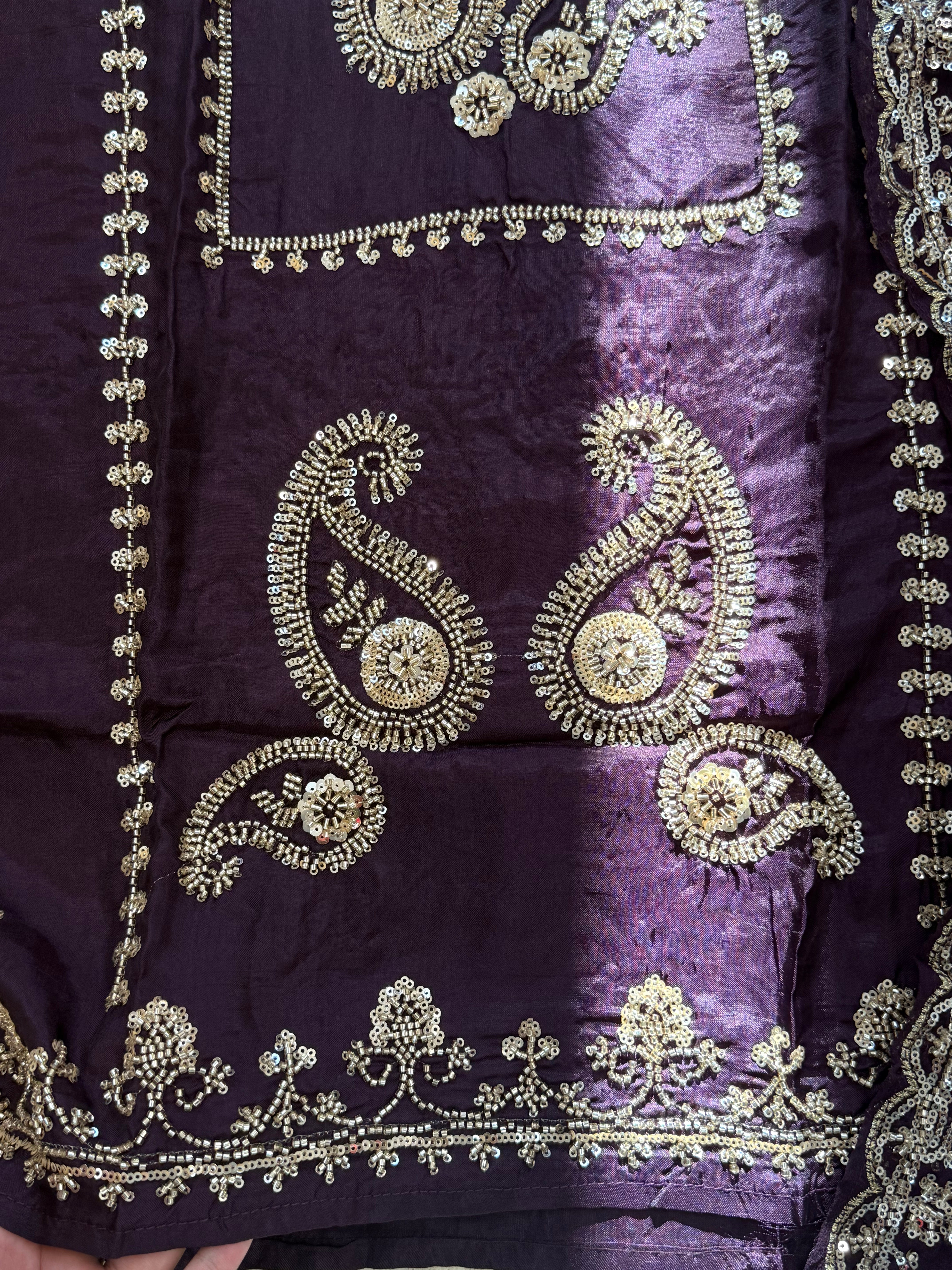 UPADA SILK READYMADE EMBROIDERY SUIT 8001 Q