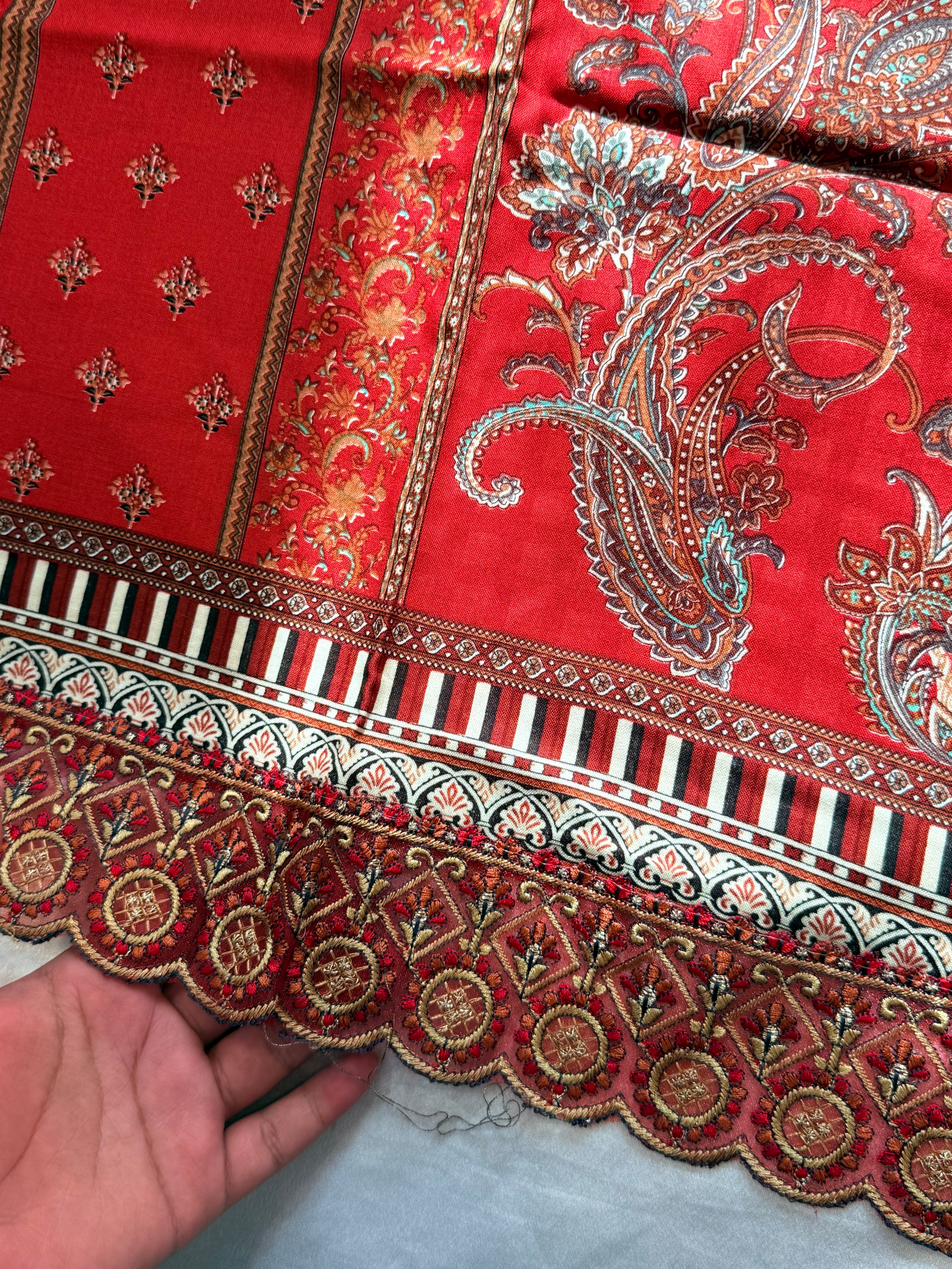 PAISELY LAWN EMBROIDERY SUIT 6