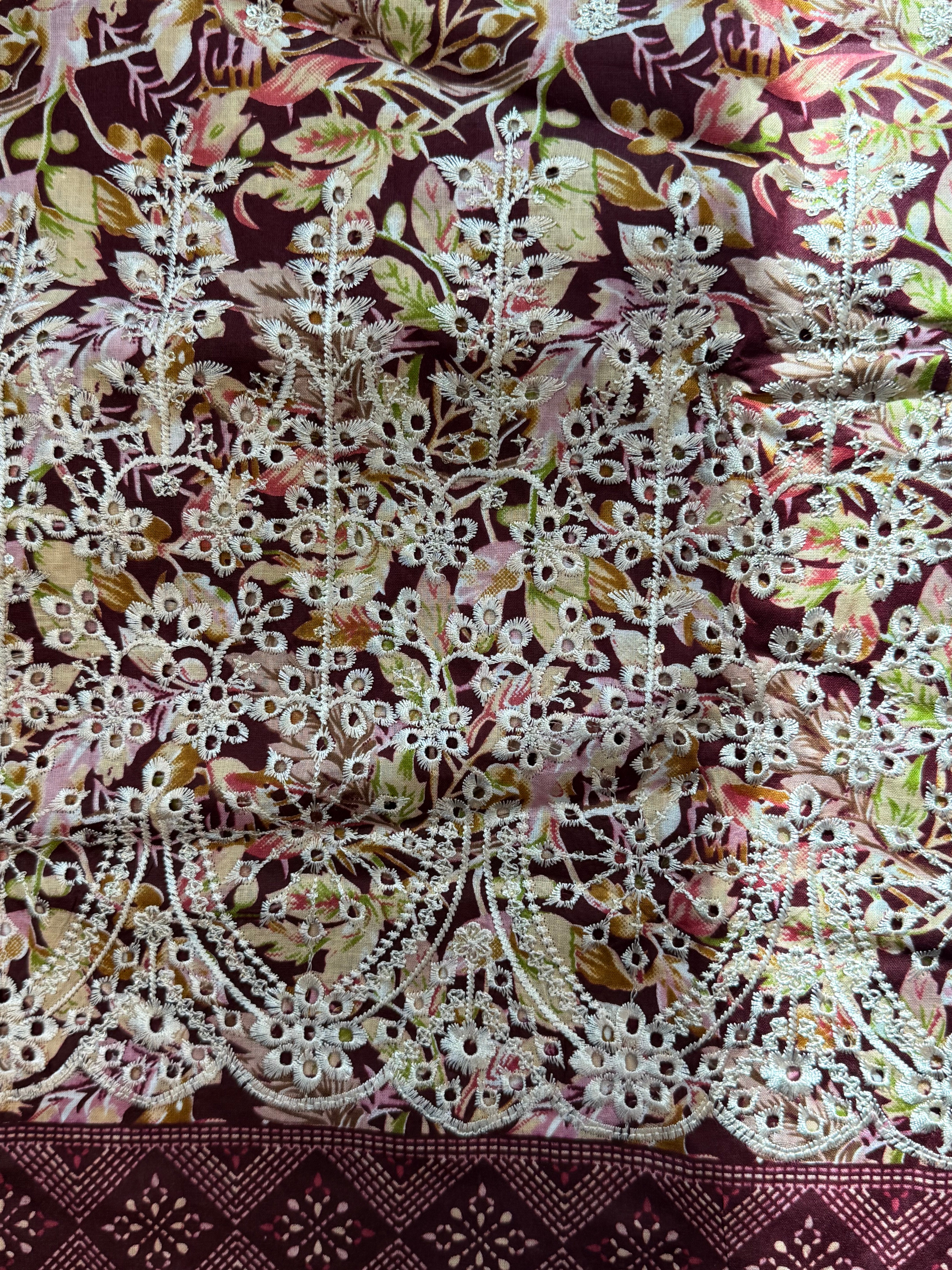 FIZA  CHIKANKARI EMBROIDERY SUIT 1 Q