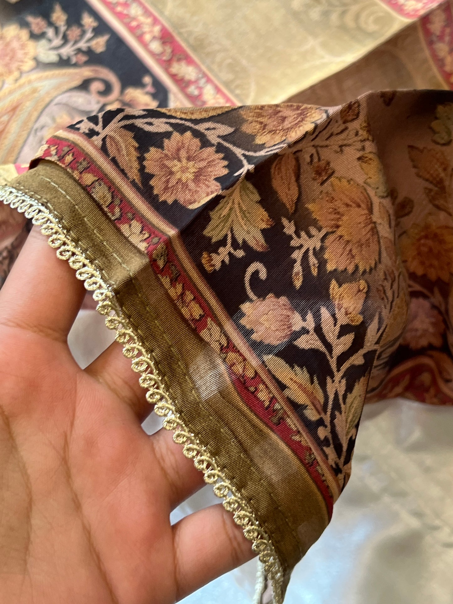 KAIRA MUSLIN HAND WORK EMBROIDERY SUIT