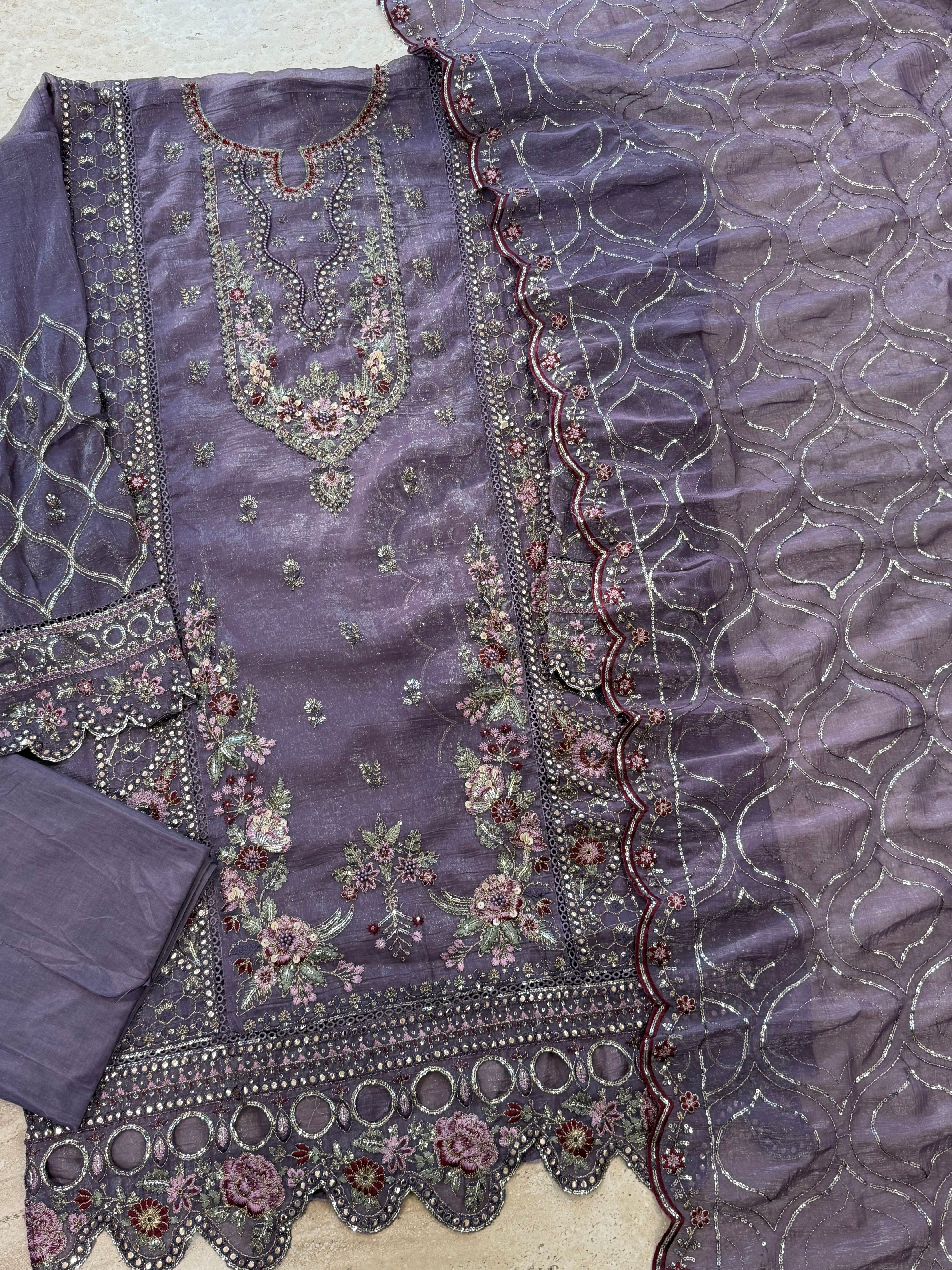 HARSHA SHIMMAR EMBROIDERY SUIT 4 Q