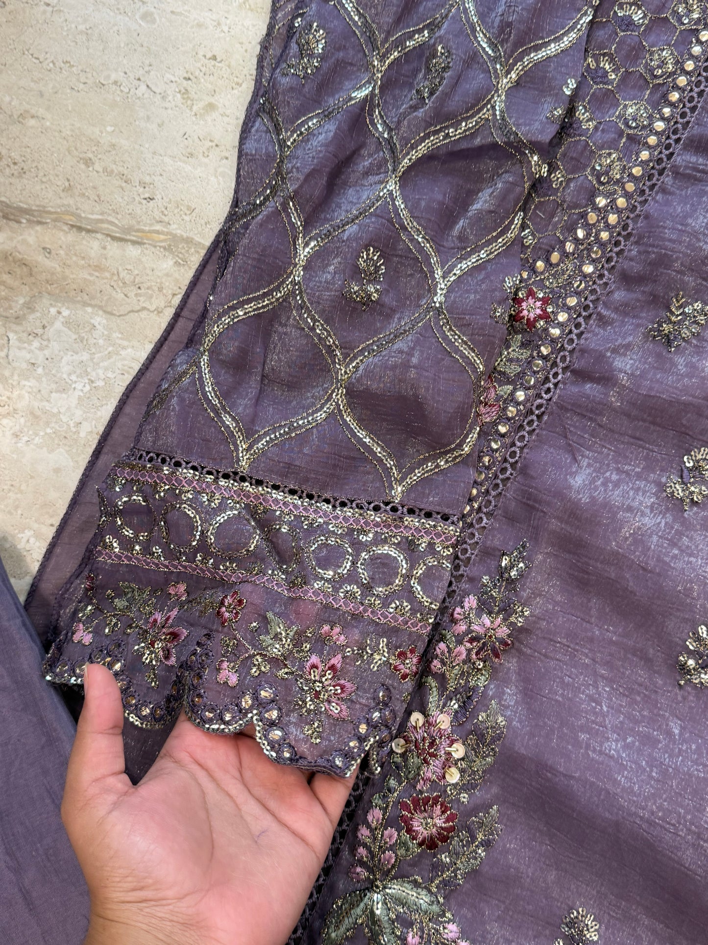 HARSHA SHIMMAR EMBROIDERY SUIT 4 Q