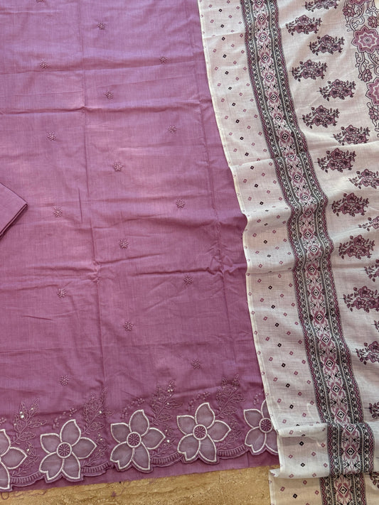 ROZANA CUTWORK PURE COTTON SUIT 1