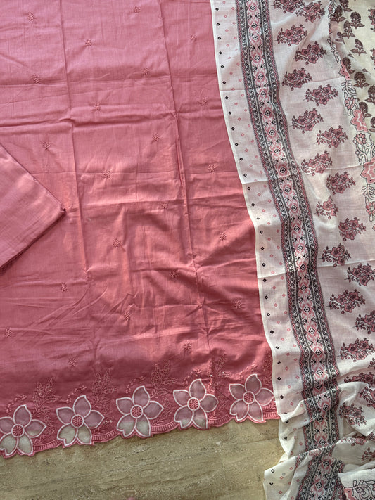 ROZANA CUTWORK PURE COTTON SUIT 4