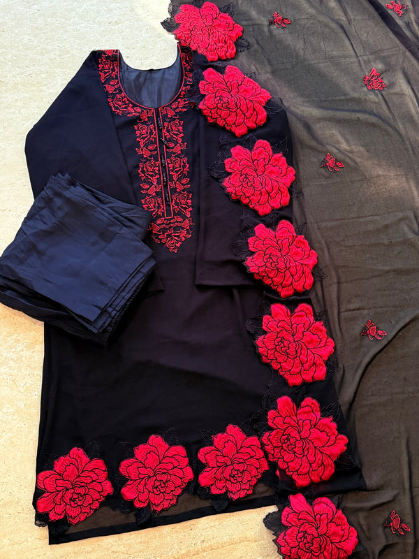 SAYYARA GEORGETTE READYMADE SUIT 1 Q