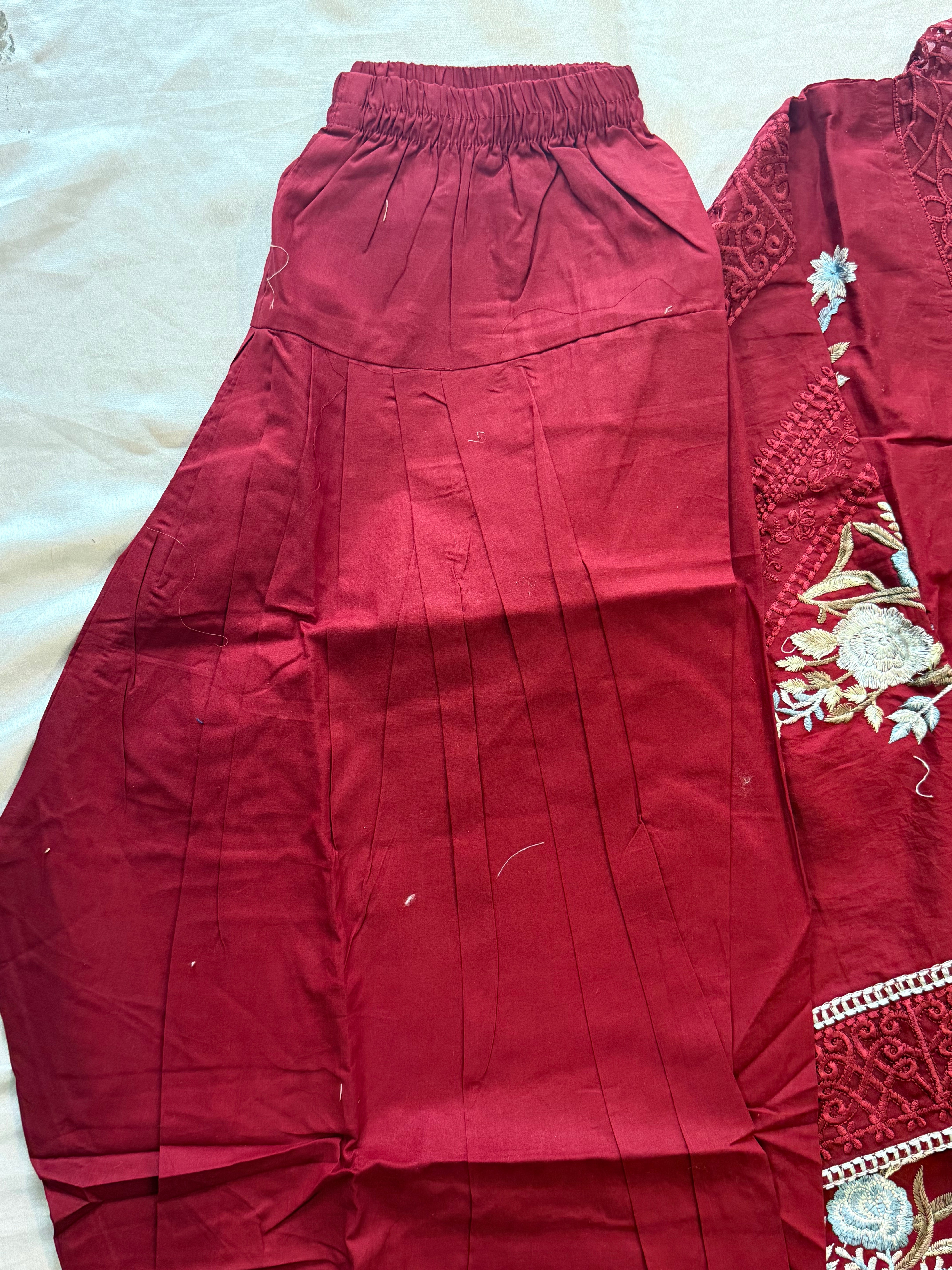 COTTON FARSHI SHALWAR SUIT 1 Q