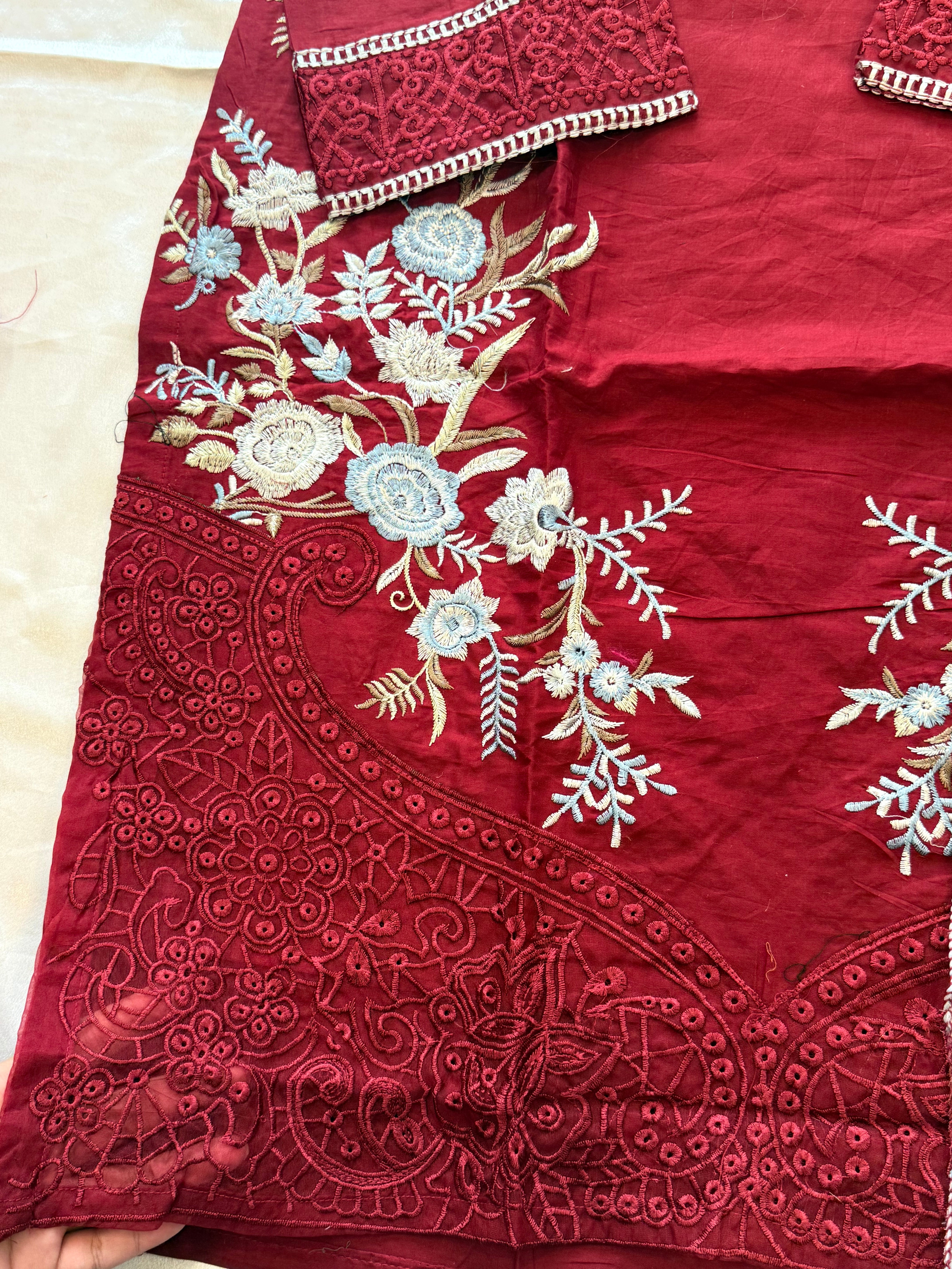 COTTON FARSHI SHALWAR SUIT 1 Q