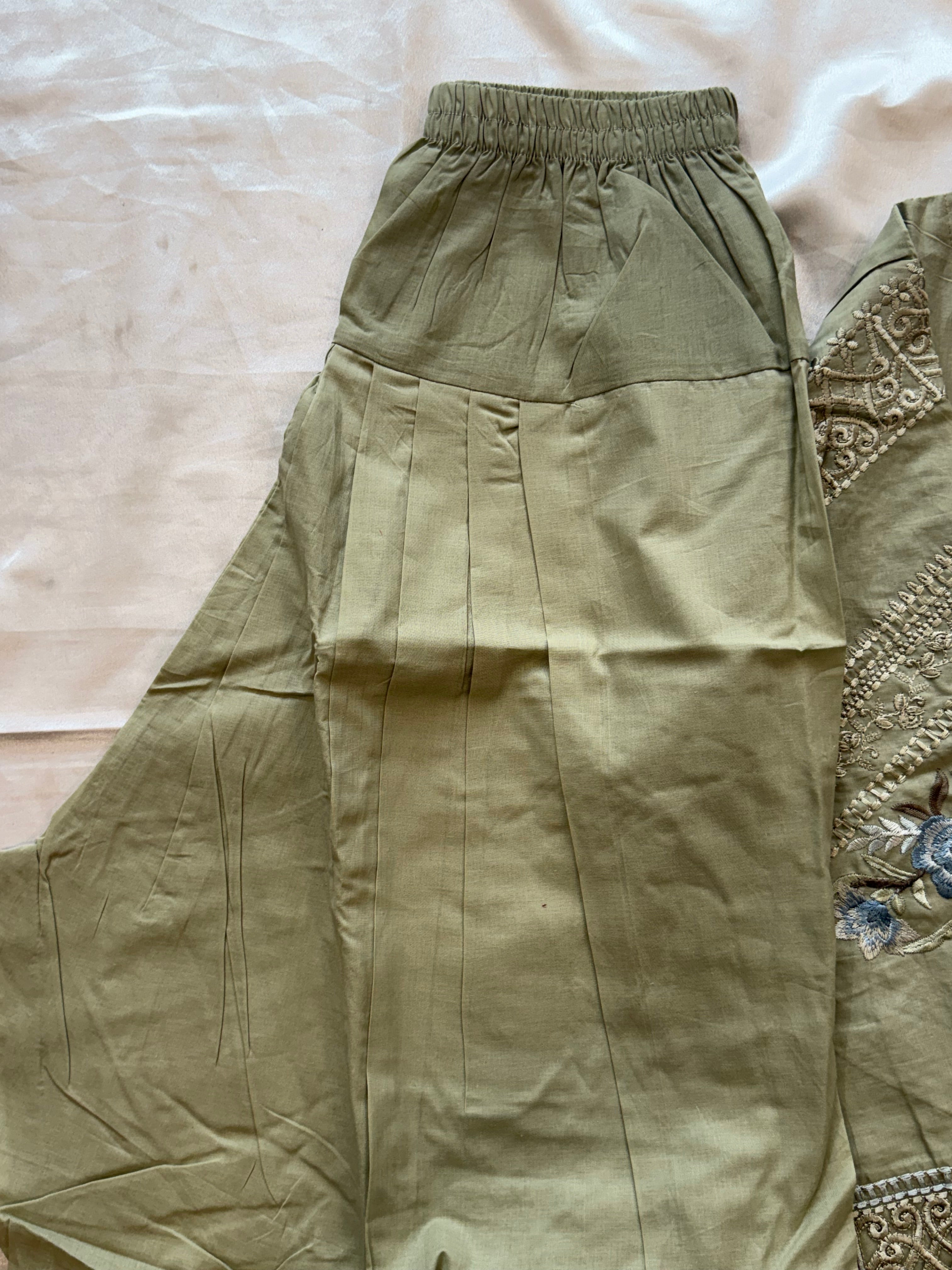 COTTON FARSHI SHALWAR SUIT 2 Q