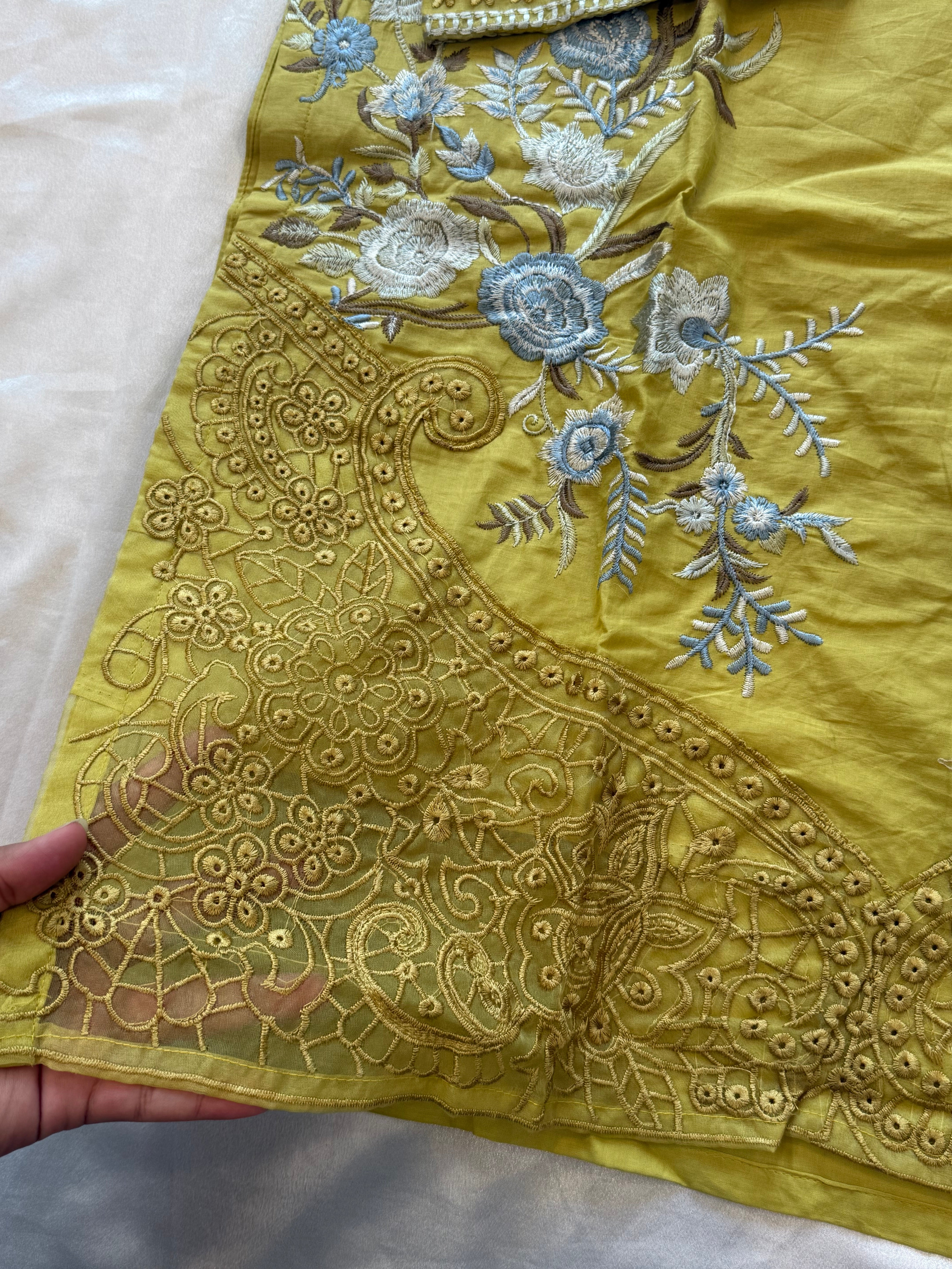 COTTON FARSHI SHALWAR SUIT 3 Q