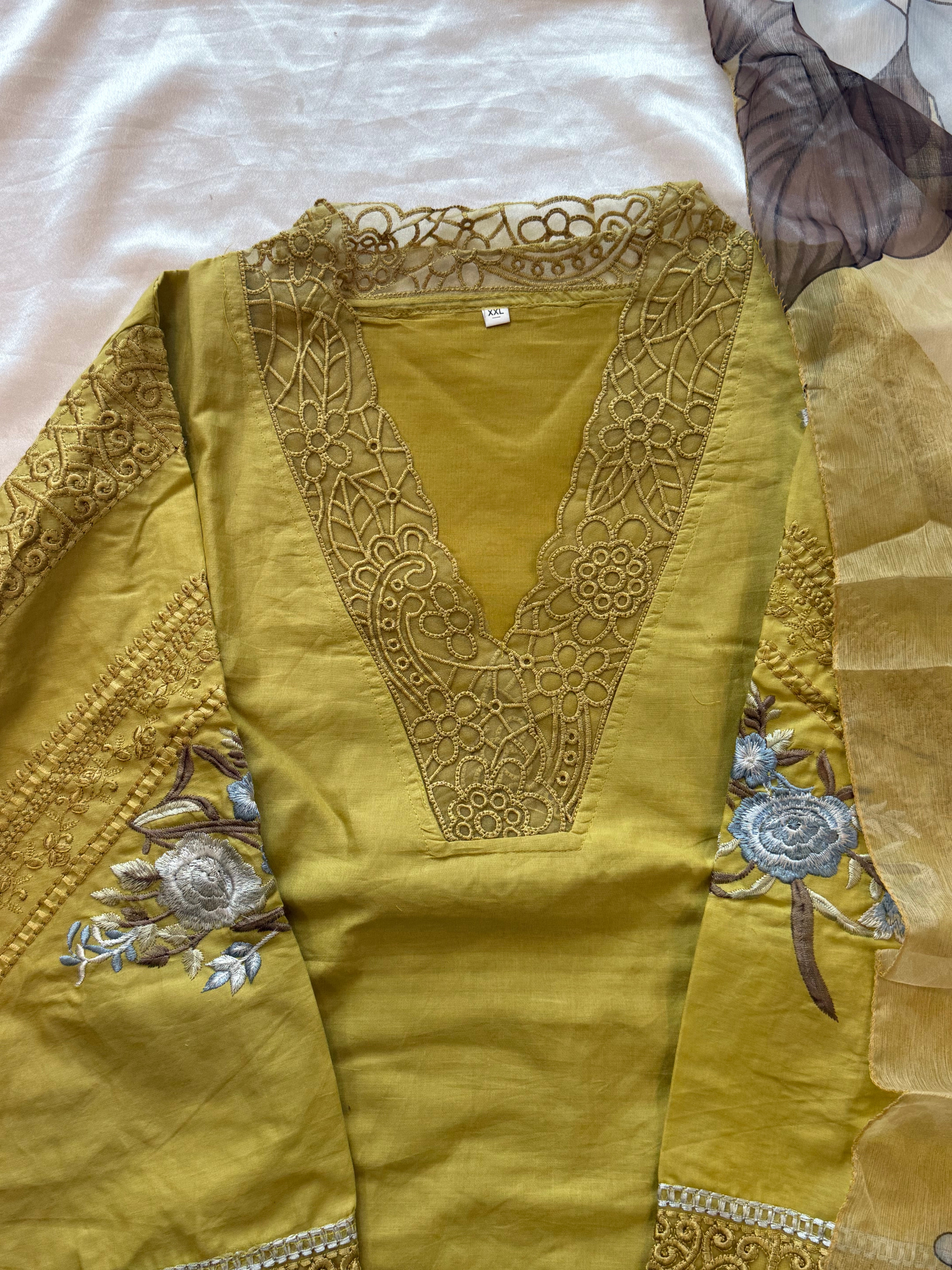 COTTON FARSHI SHALWAR SUIT 3 Q