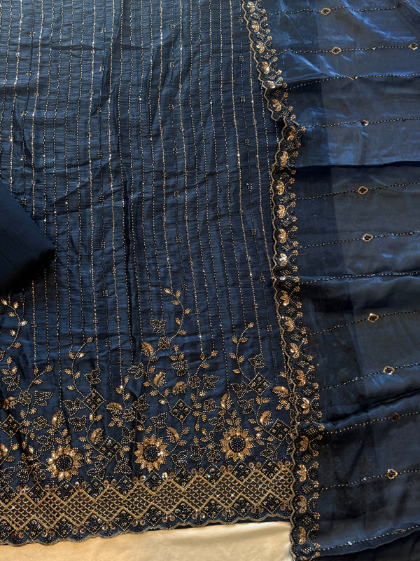 SHEHZADI HAND WORK SUIT 25 Q