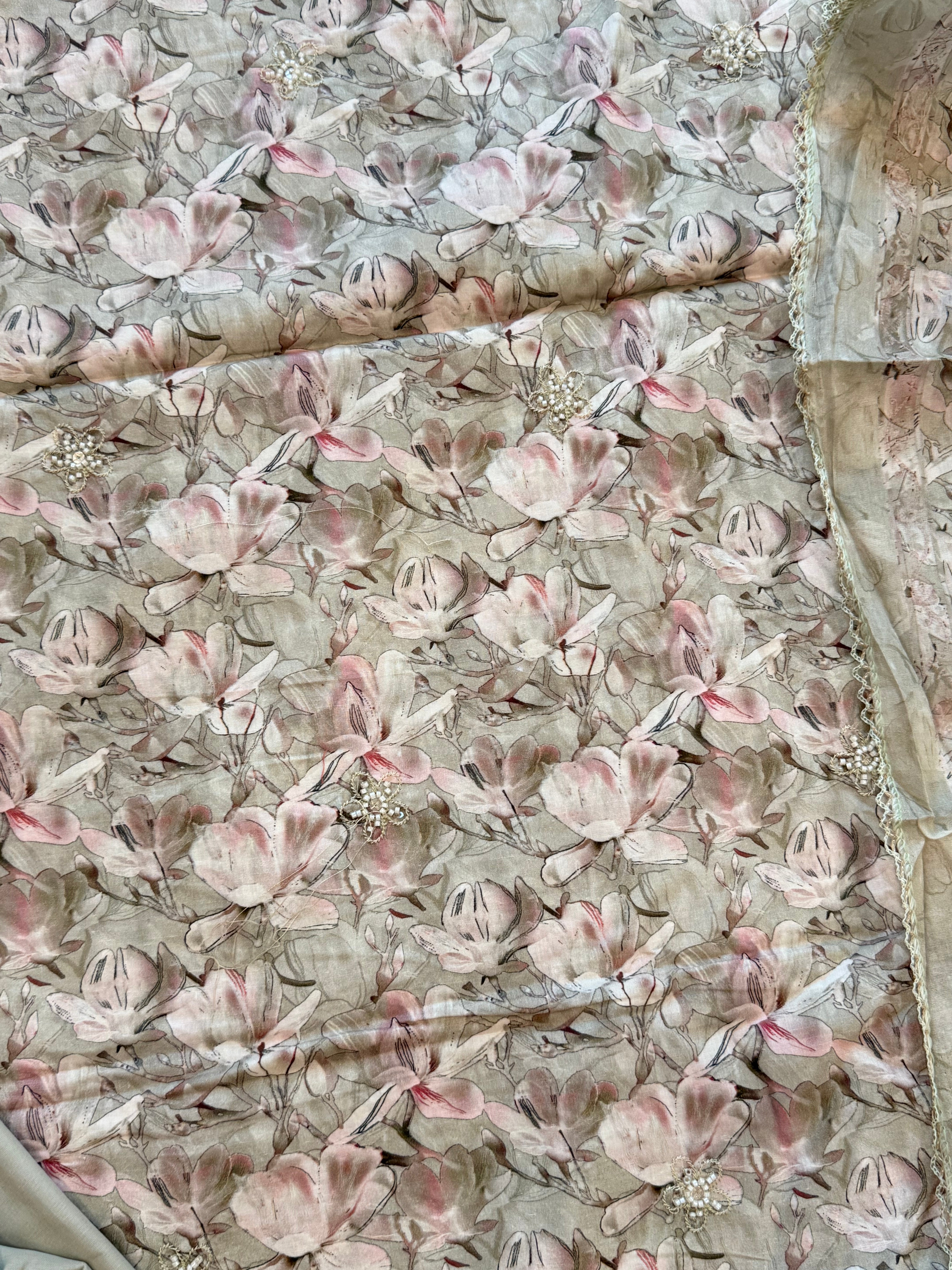 ROLEX PURE COTTON EMBROIDERY SUIT 3 Q