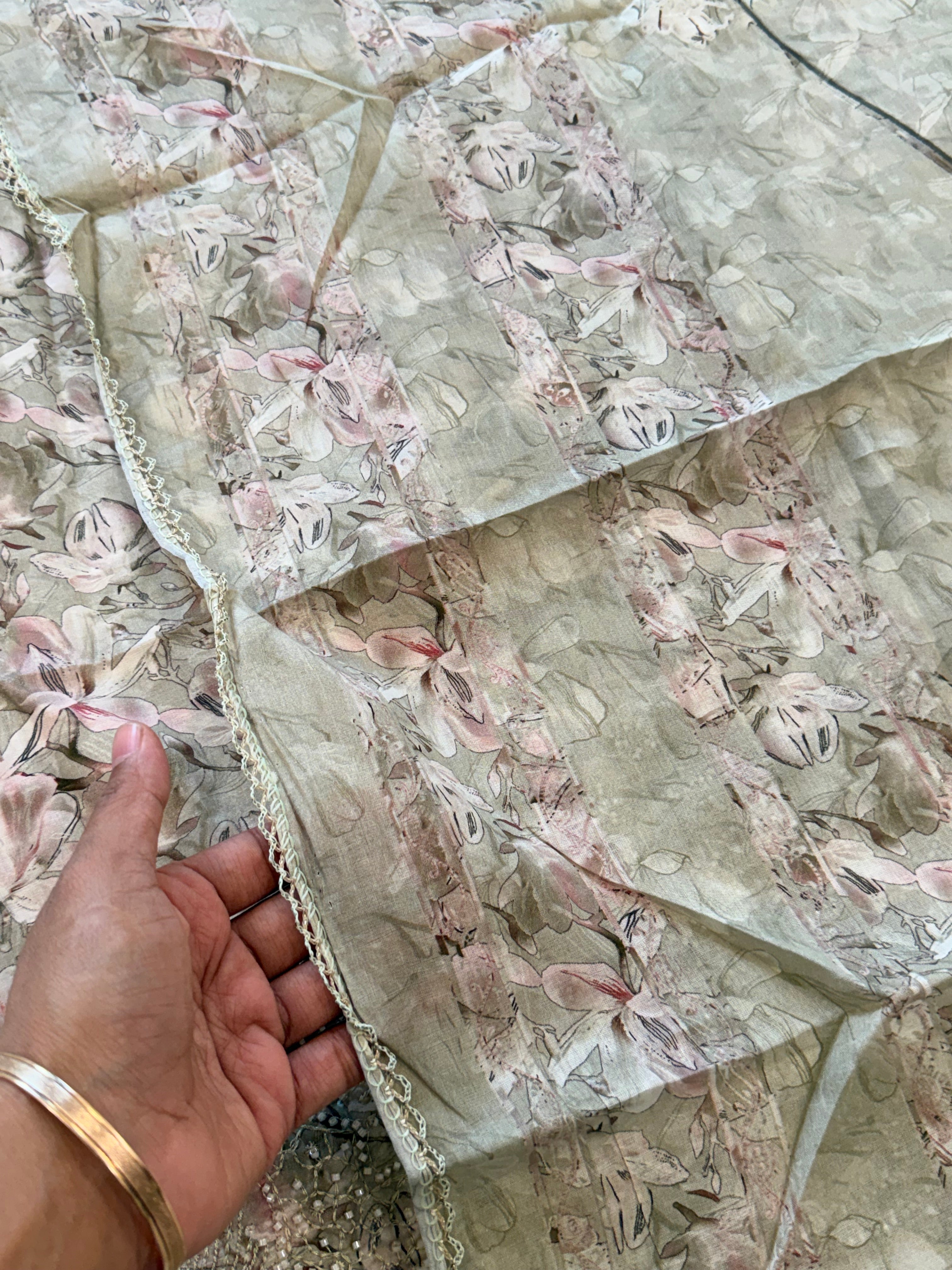 ROLEX PURE COTTON EMBROIDERY SUIT 3 Q