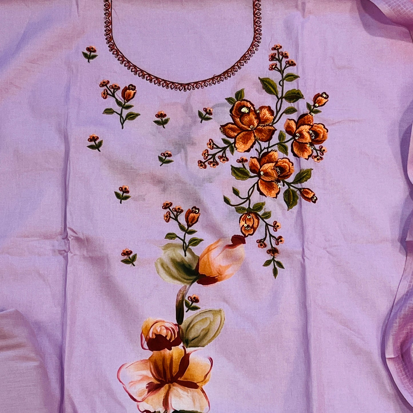 DREAMS COTTON EMBROIDERY SUIT