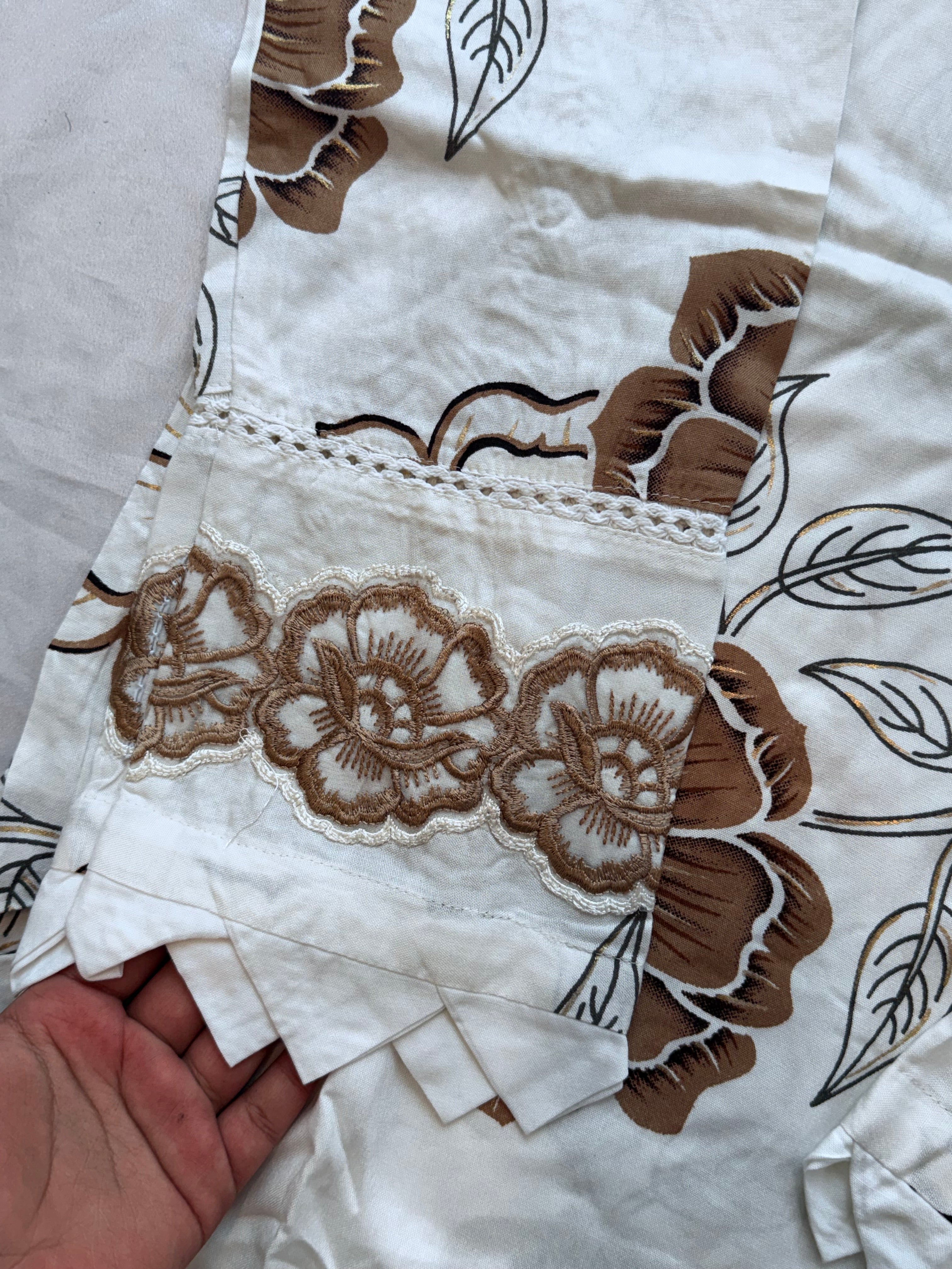 LAWN CUTWORK READYMADE SUIT Q