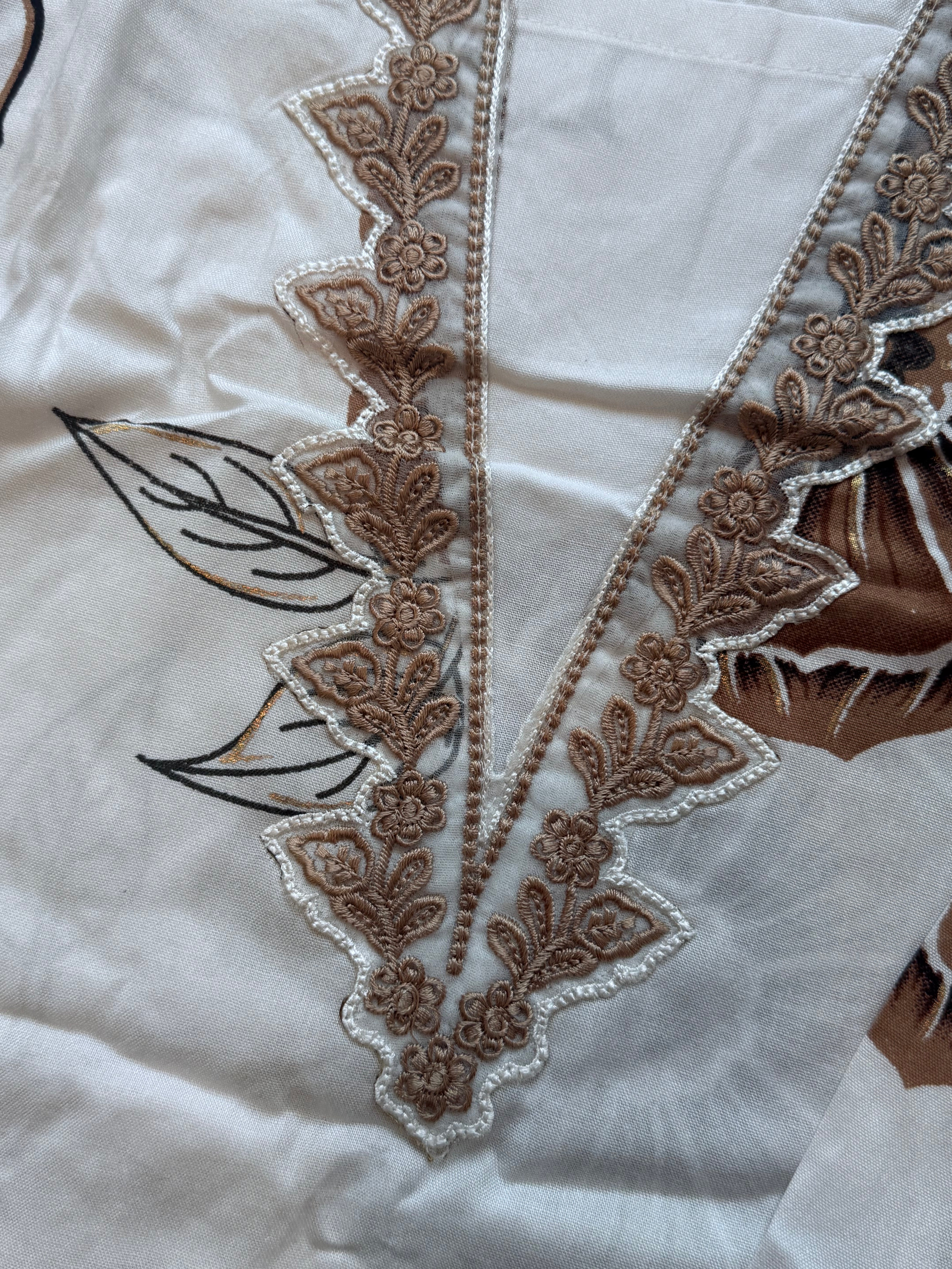 LAWN CUTWORK READYMADE SUIT Q
